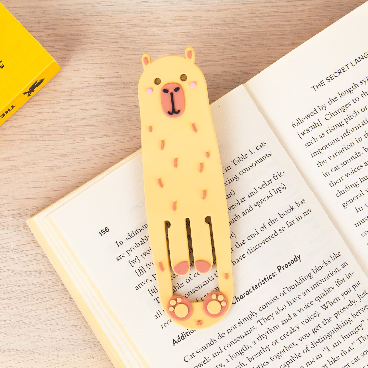 Capybara Reading Light Bookmark