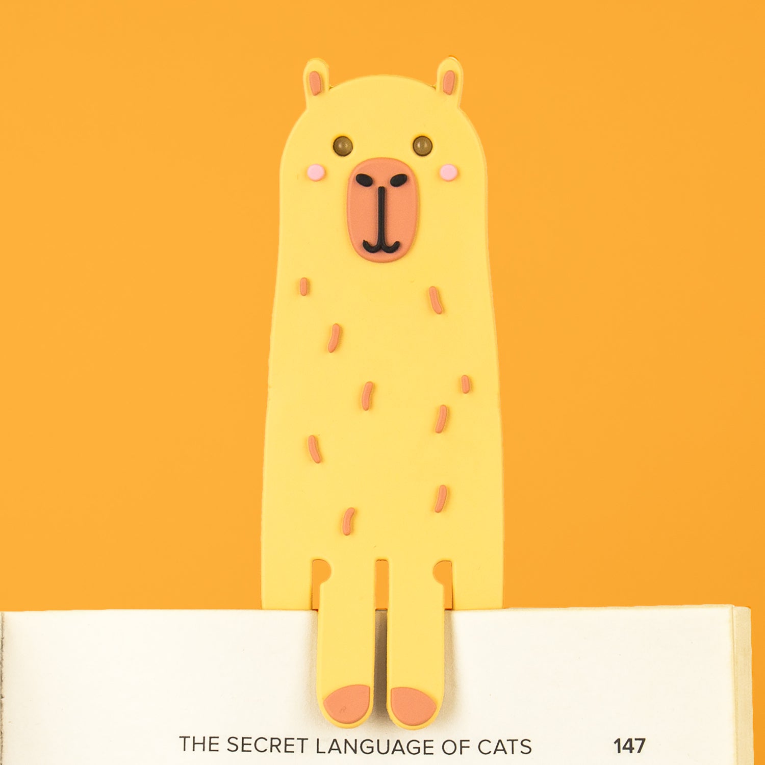 Capybara Reading Light Bookmark