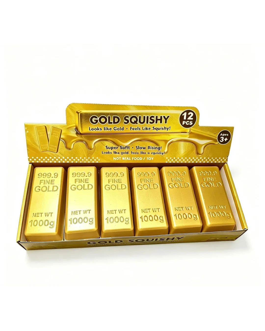 Gold Bar Squishy Sensory Toy