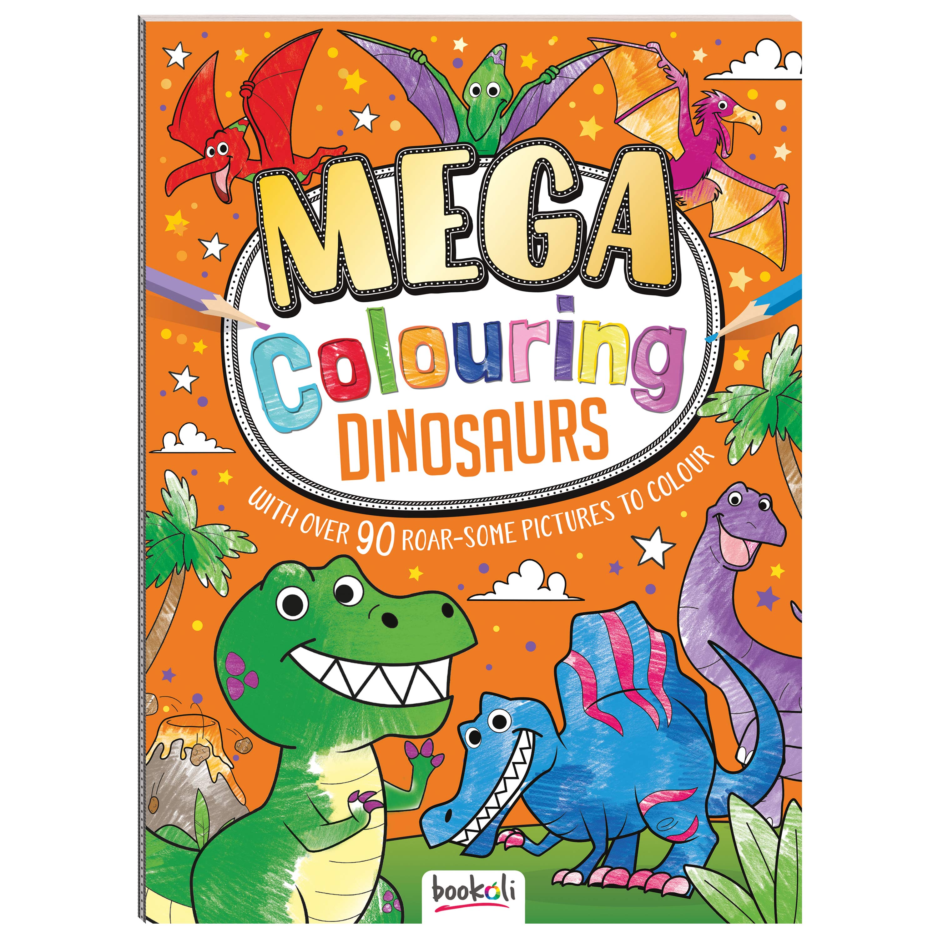 MEGA COLOURING DINOSAURS