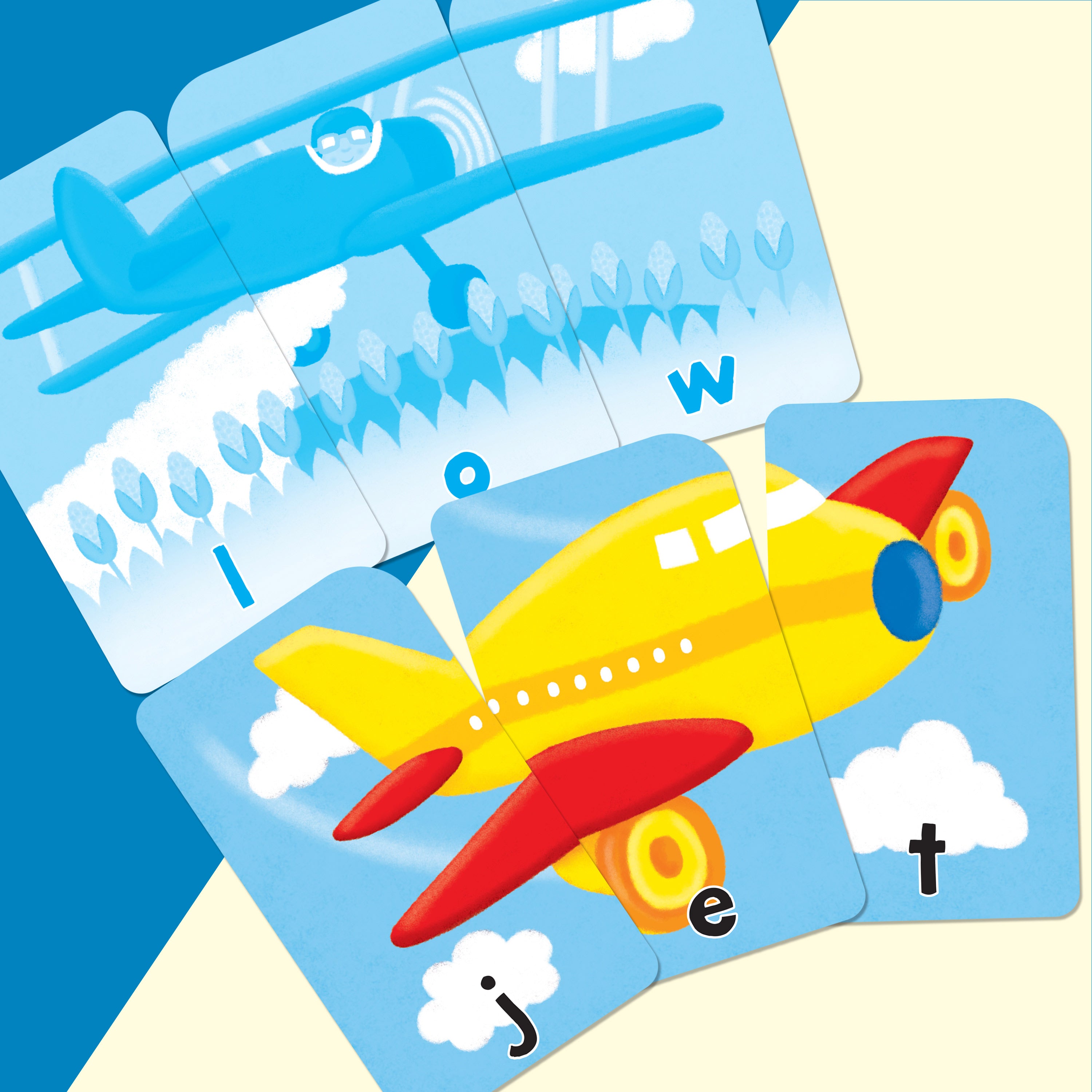 School Zone Three-Letter Words Puzzle Cards Ages 3+