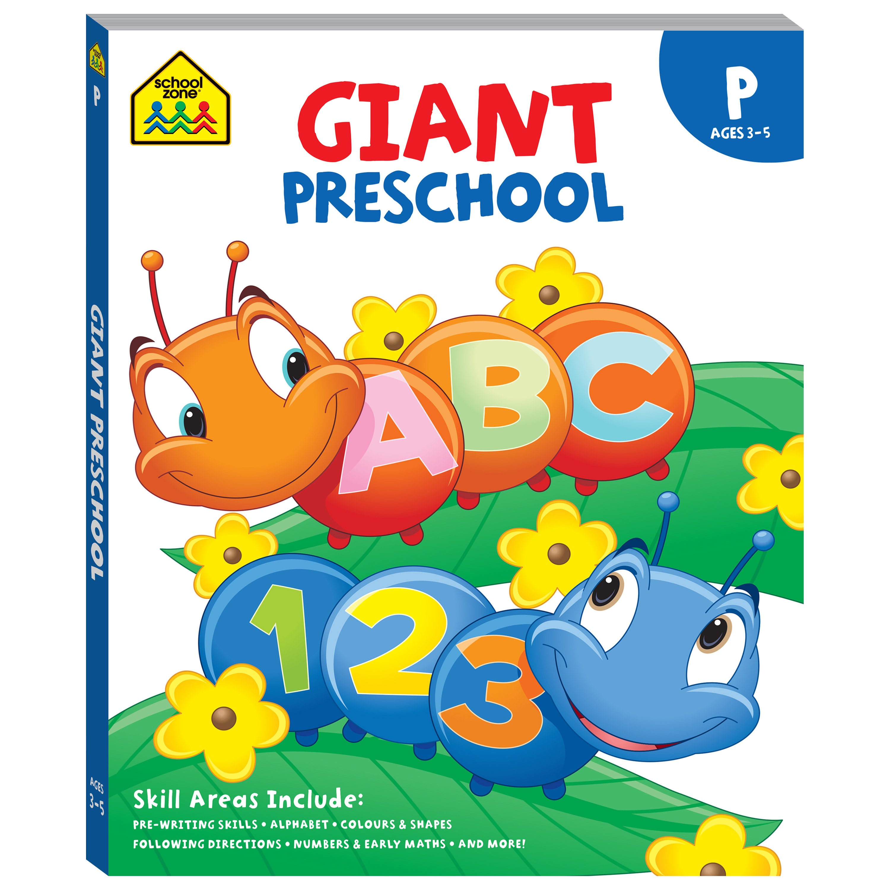 School Zone Giant Preschool Workbook Ages 3-5