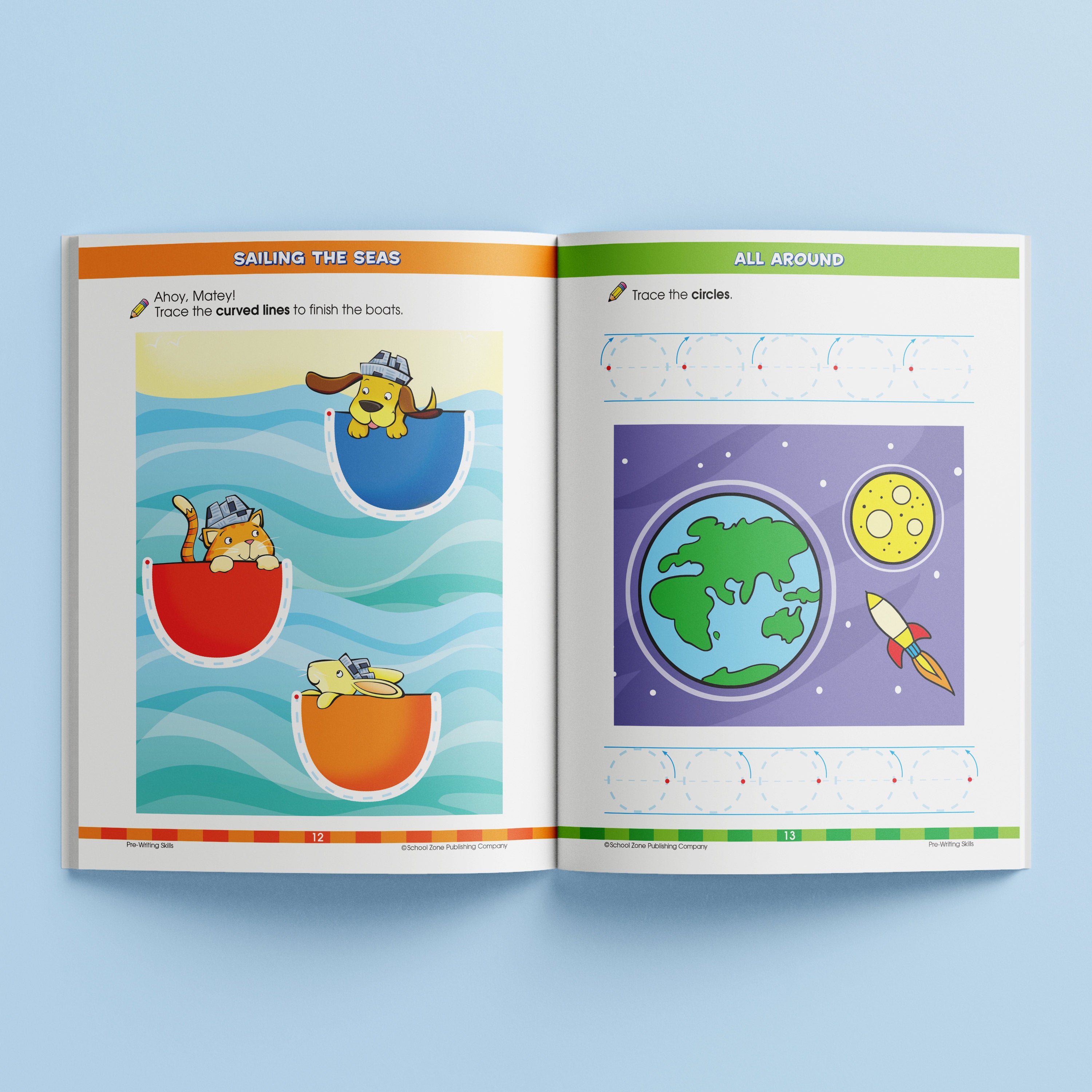 School Zone Giant Preschool Workbook Ages 3-5
