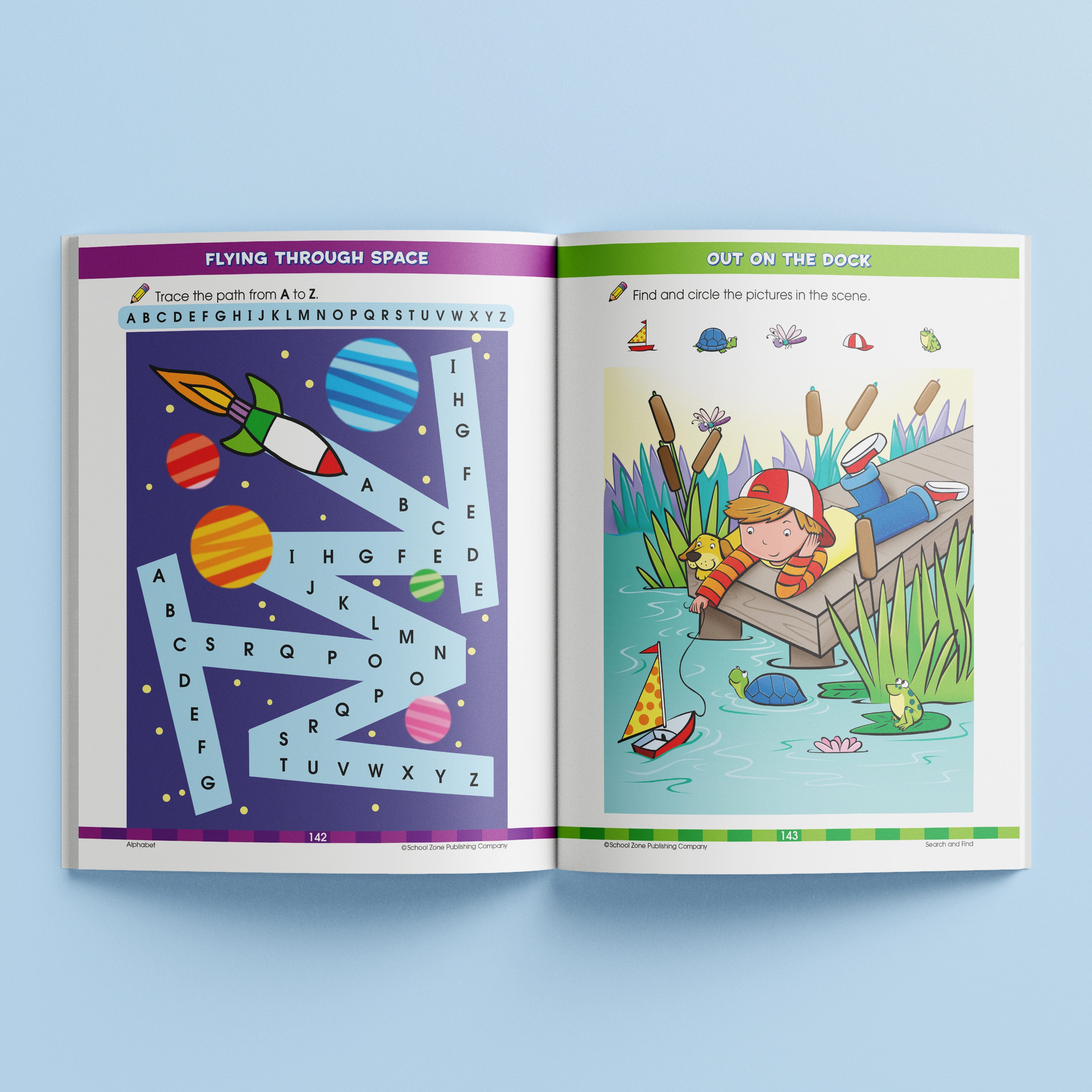 School Zone Giant Preschool Workbook Ages 3-5