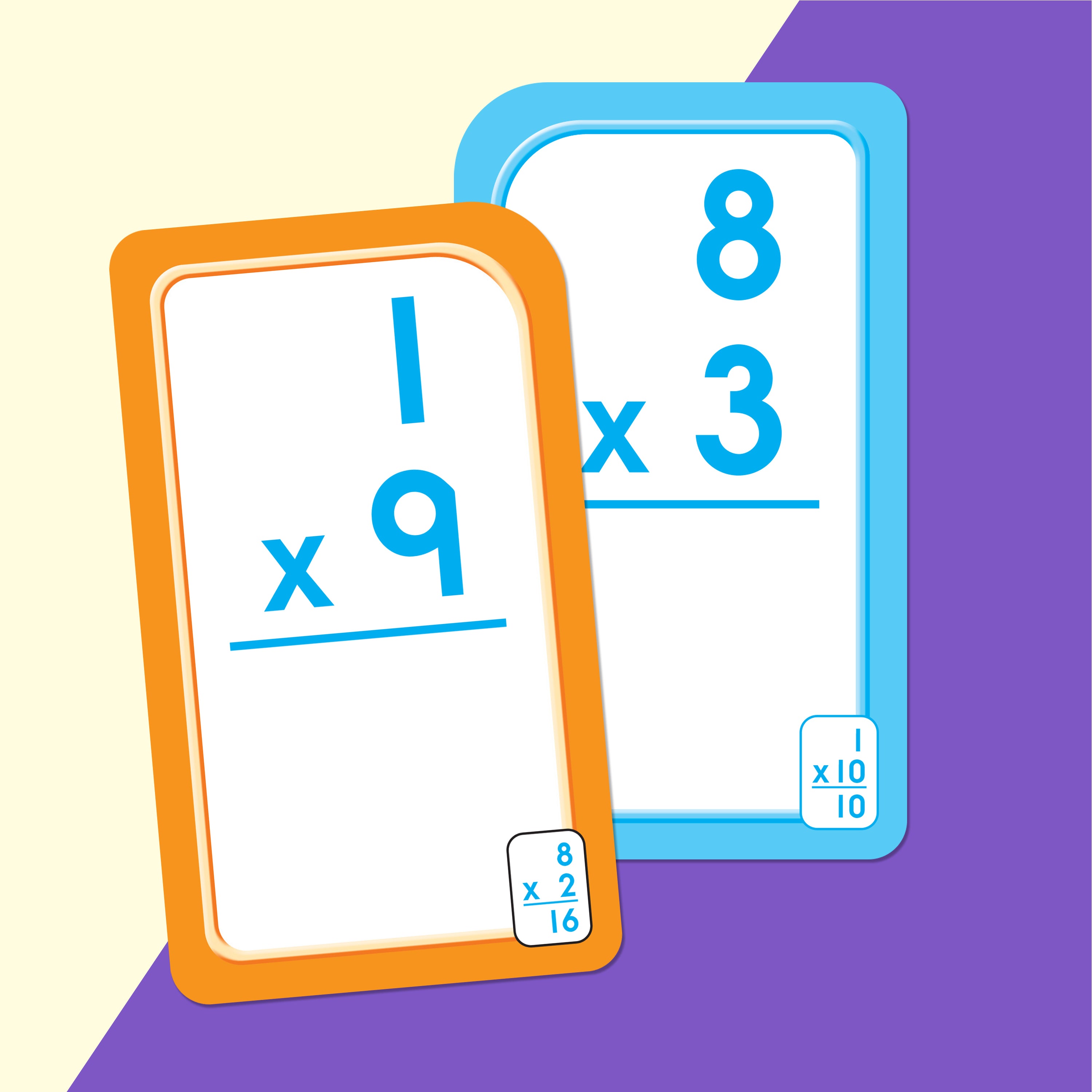 School Zone Multiplication 0-12 Flash Cards Ages 8+ 56 Cards