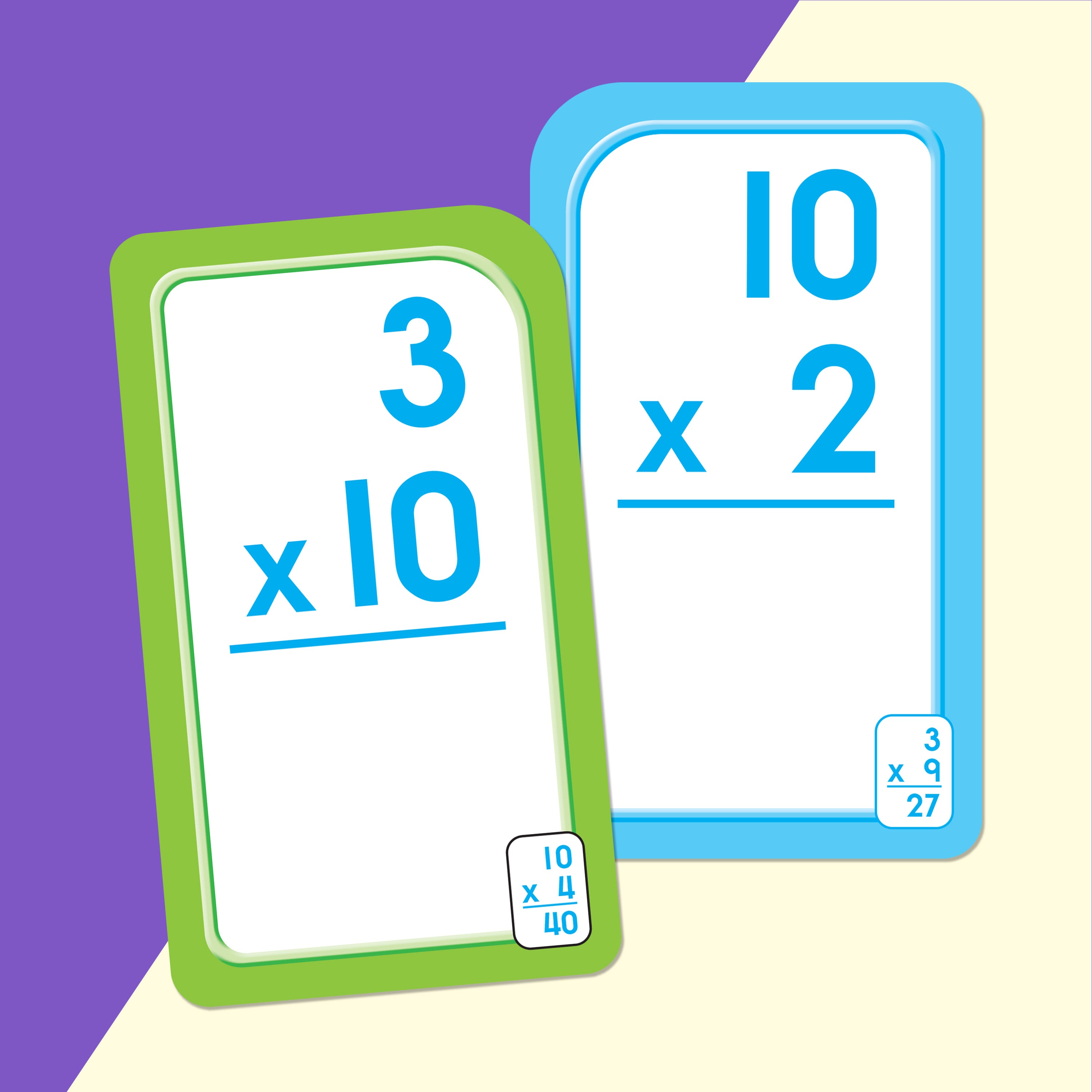 School Zone Multiplication 0-12 Flash Cards Ages 8+ 56 Cards