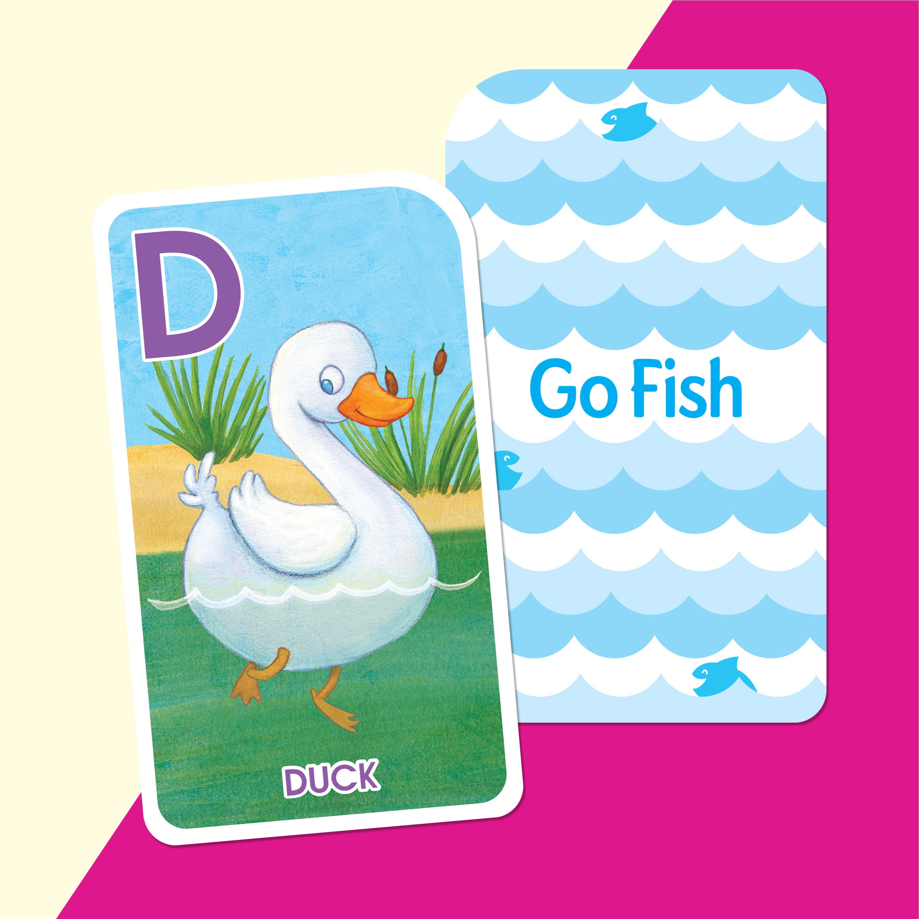 School Zone Go Fish Alphabet Game Cards Ages 4+ 56 Cards