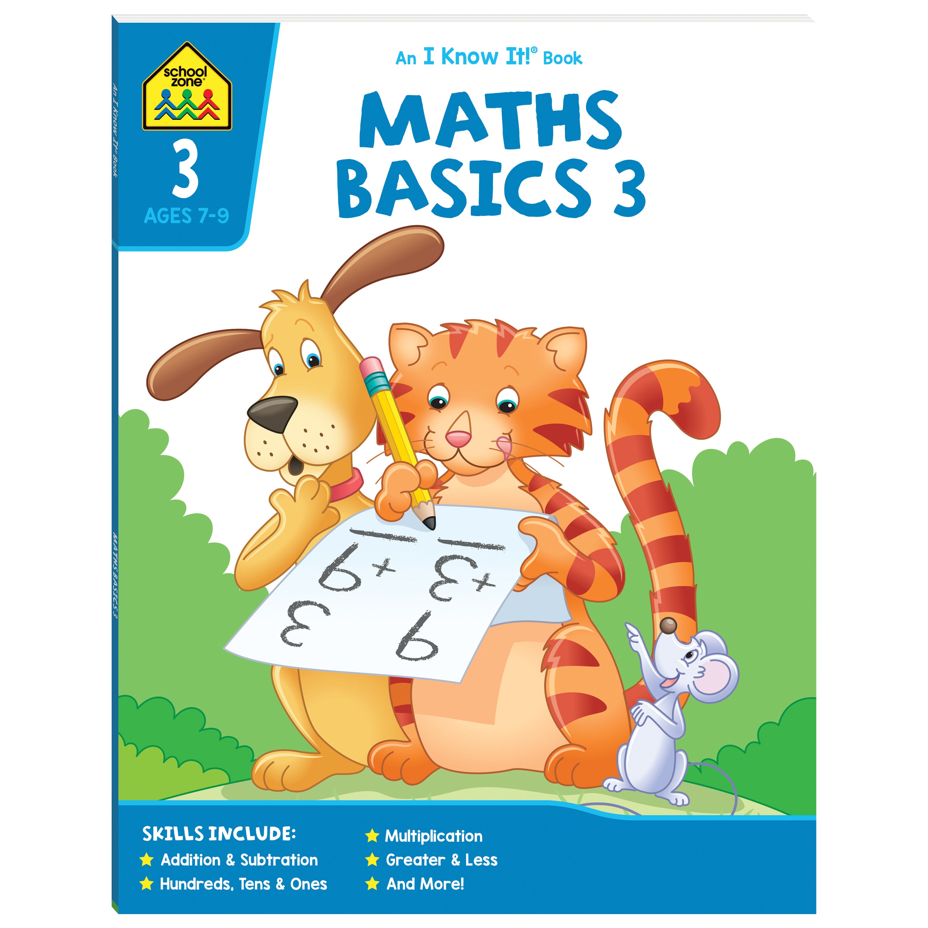 School Zone I Know It! Maths Basics 3 Workbook Ages 7-9