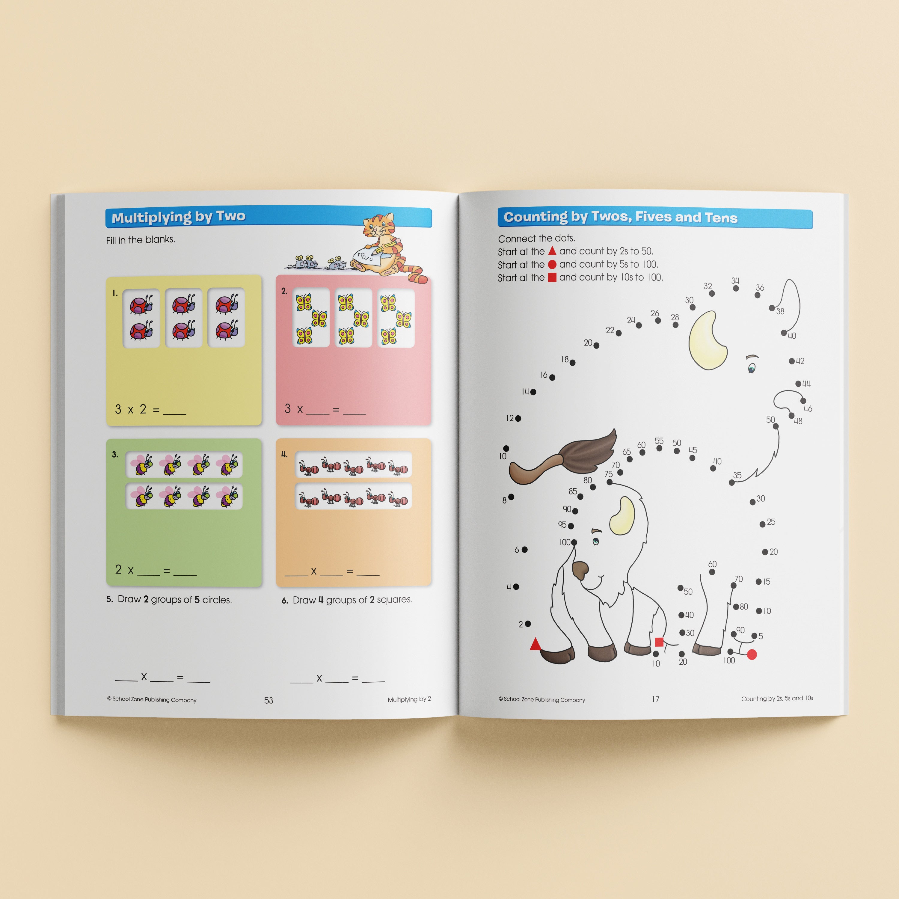 School Zone I Know It! Maths Basics 3 Workbook Ages 7-9