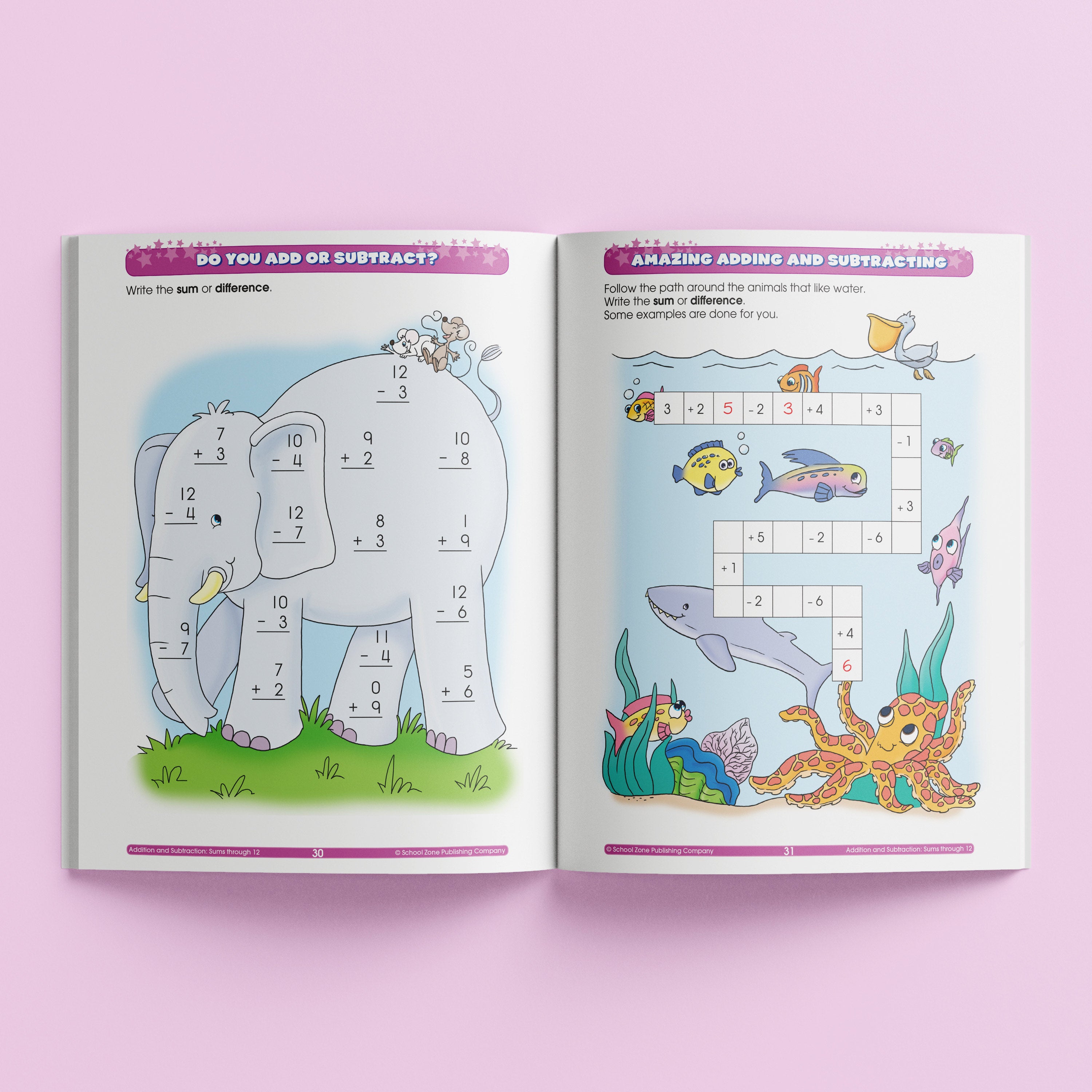 School Zone I Know It! Maths Basics 2 Workbook Ages 6-7