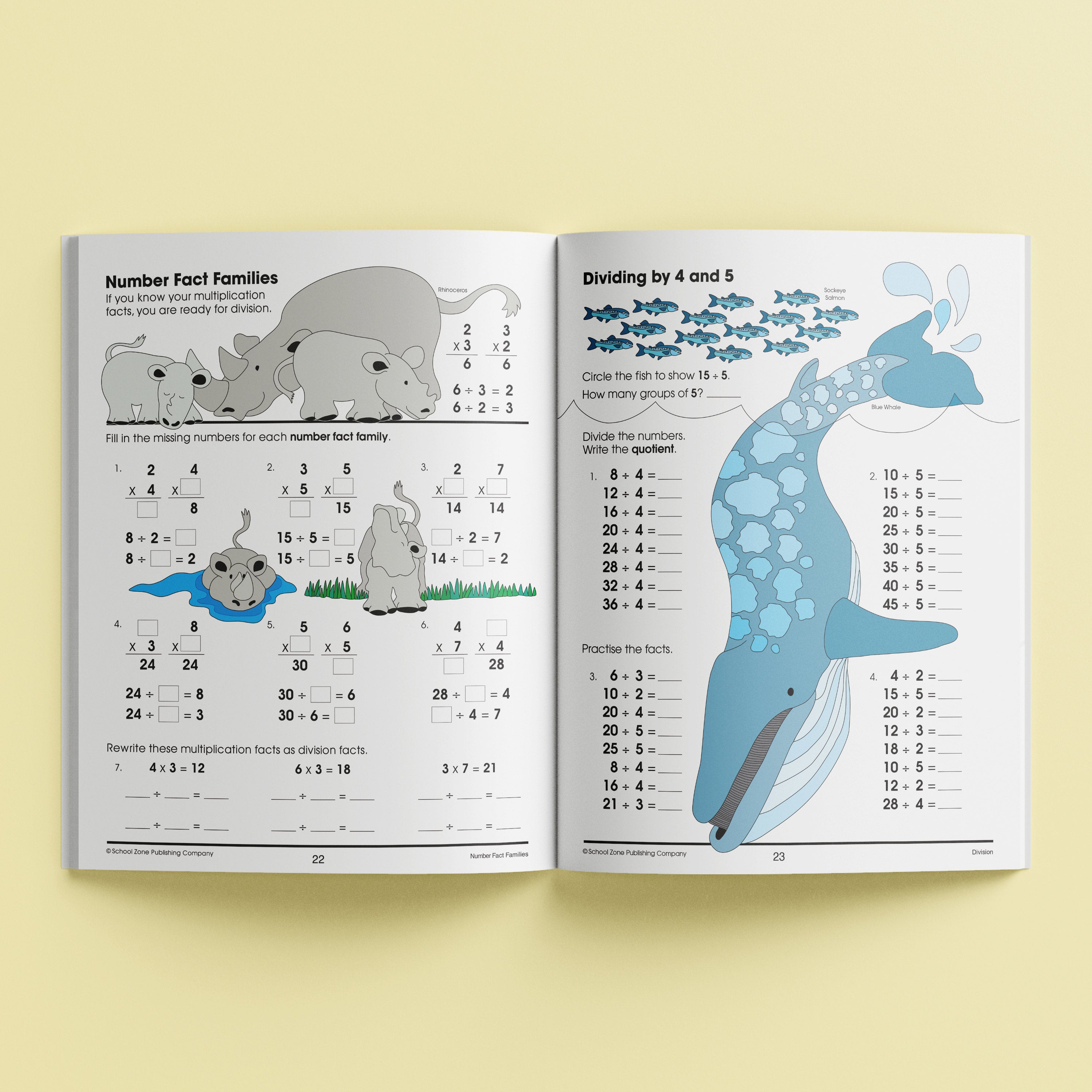 School Zone I Know It! Maths Basics 4 Workbook Ages 8-10