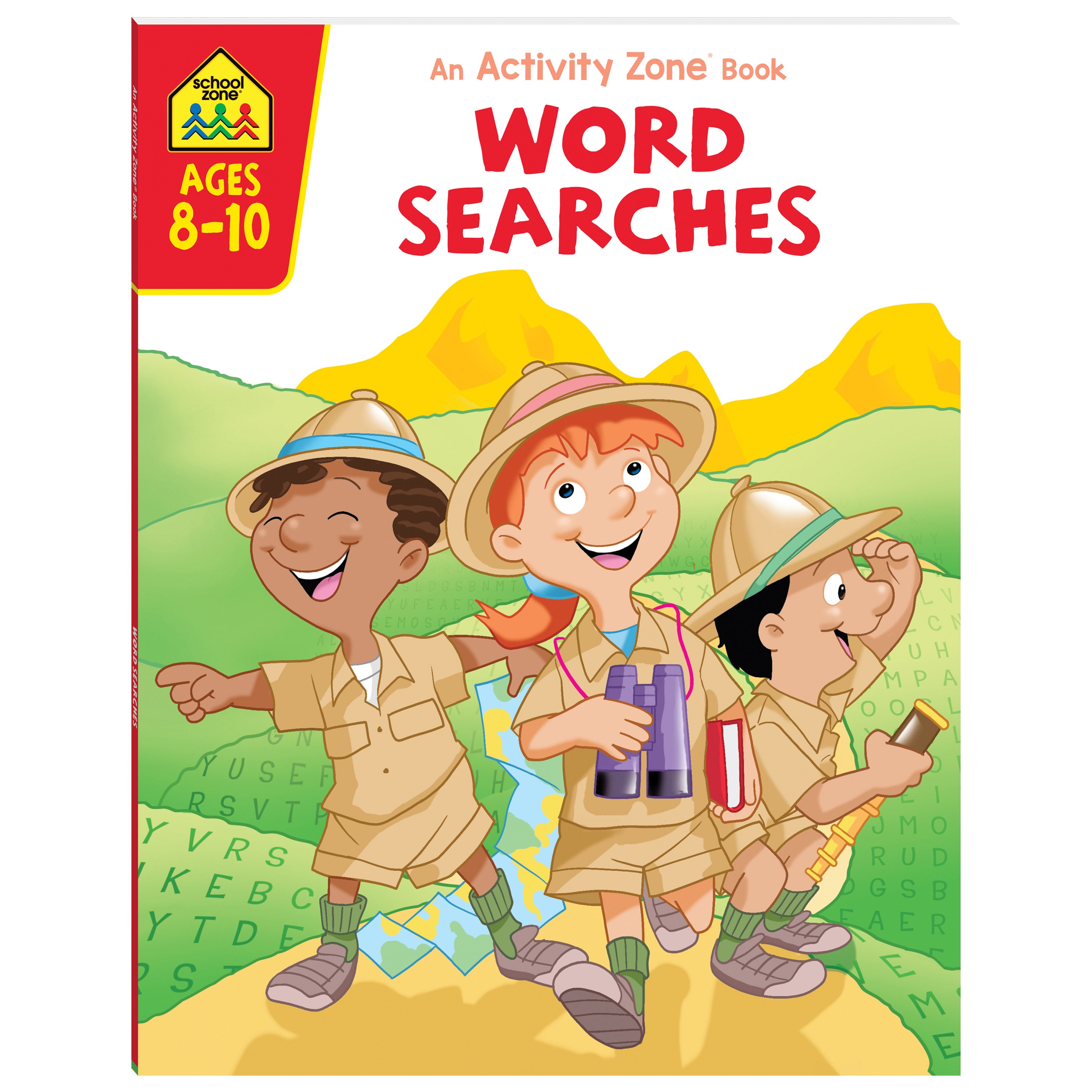 School Zone Activity Zone Word Searches Workbook Ages 8-10