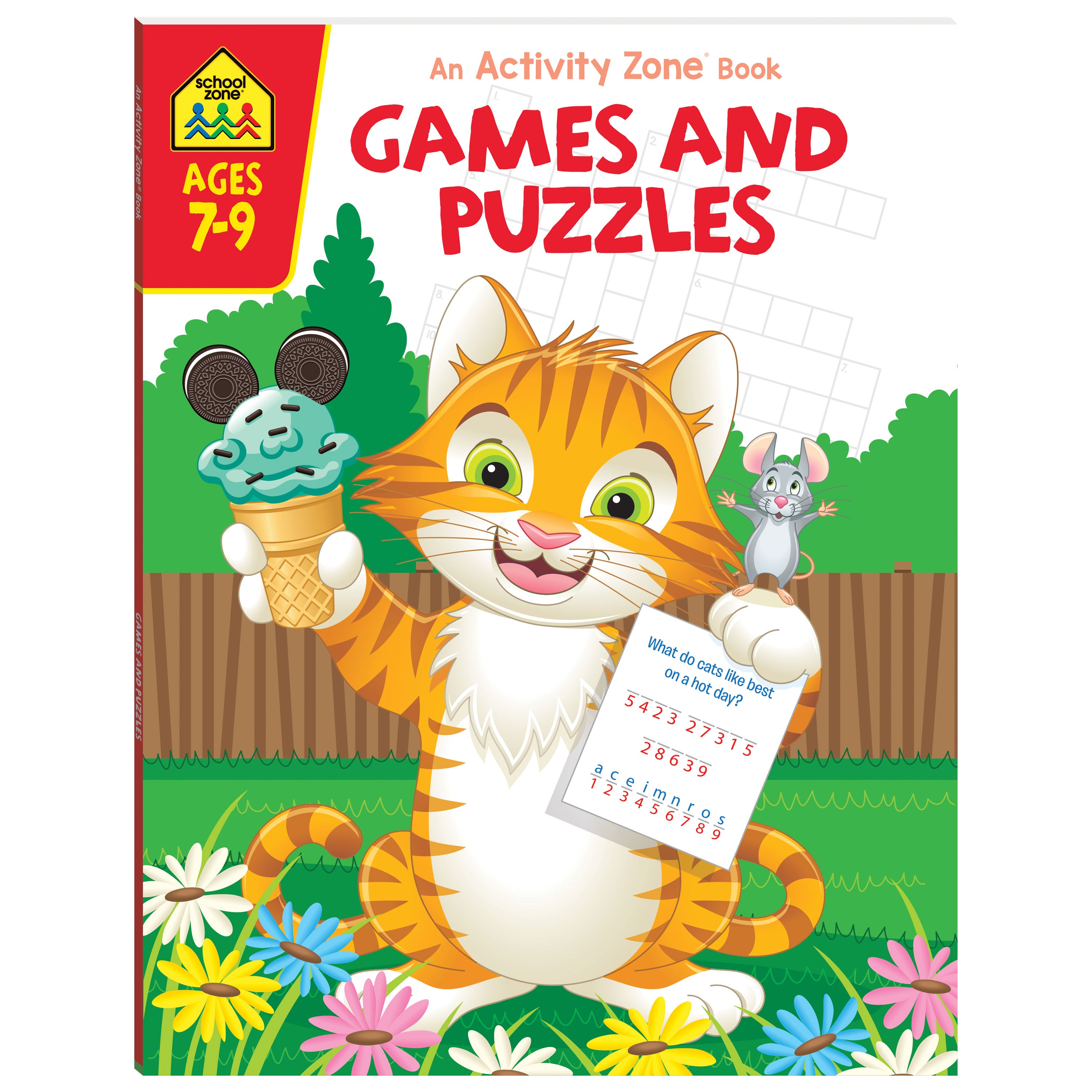 School Zone Activity Zone Games and Puzzles Workbook Ages 7-9