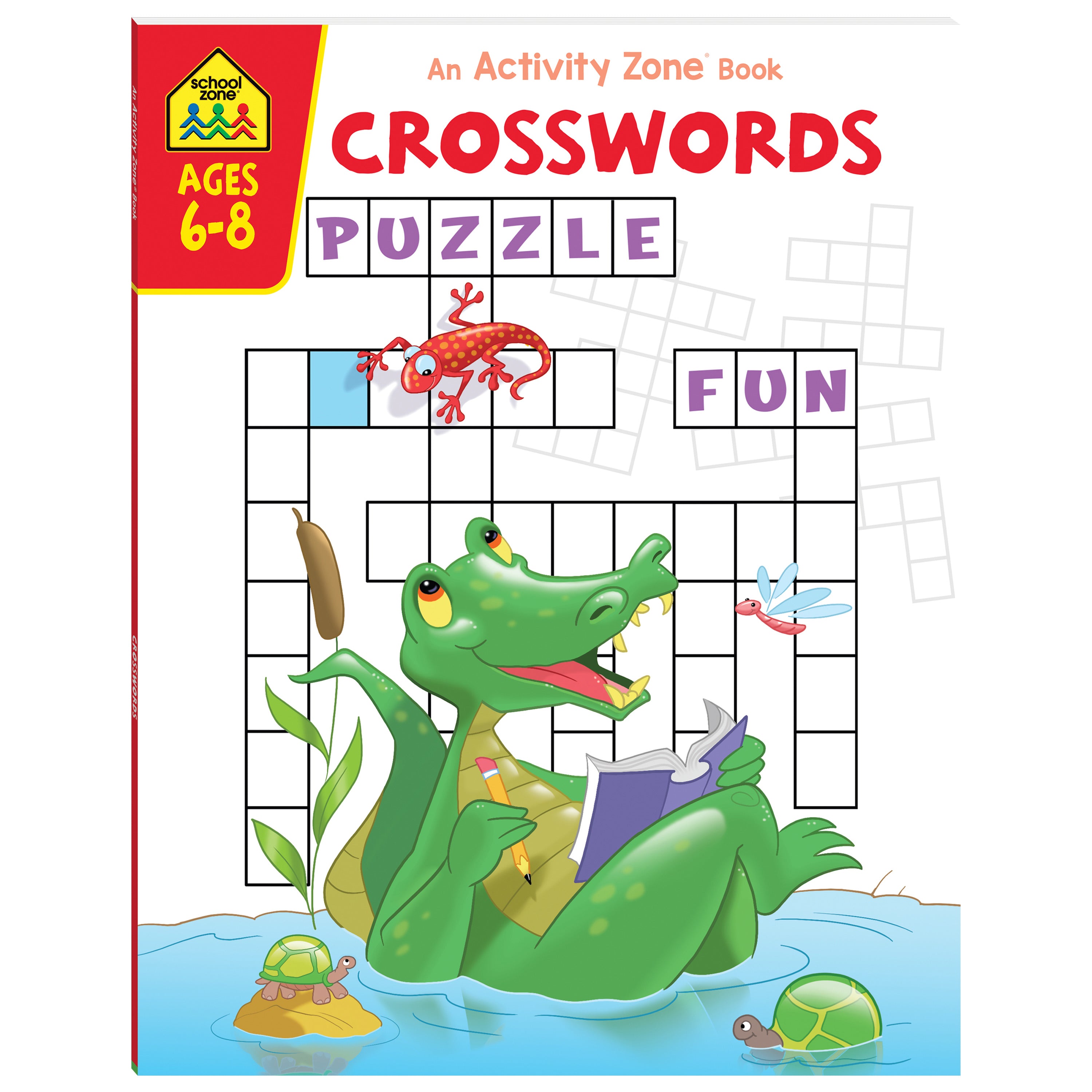 School Zone Activity Zone Crosswords Workbook Ages 8-10