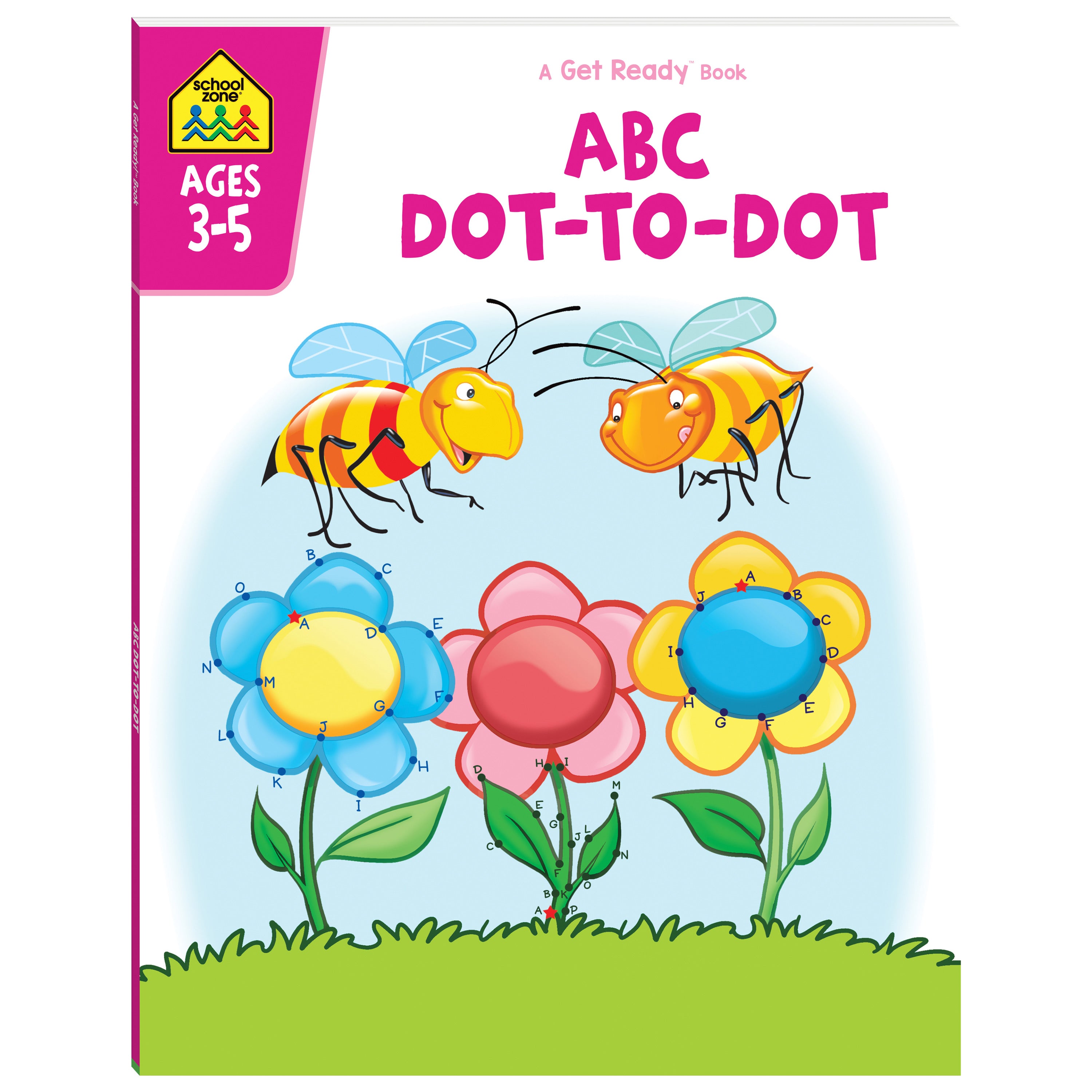 School Zone Get Ready ABC Dot-to-Dot Workbook Ages 3-5