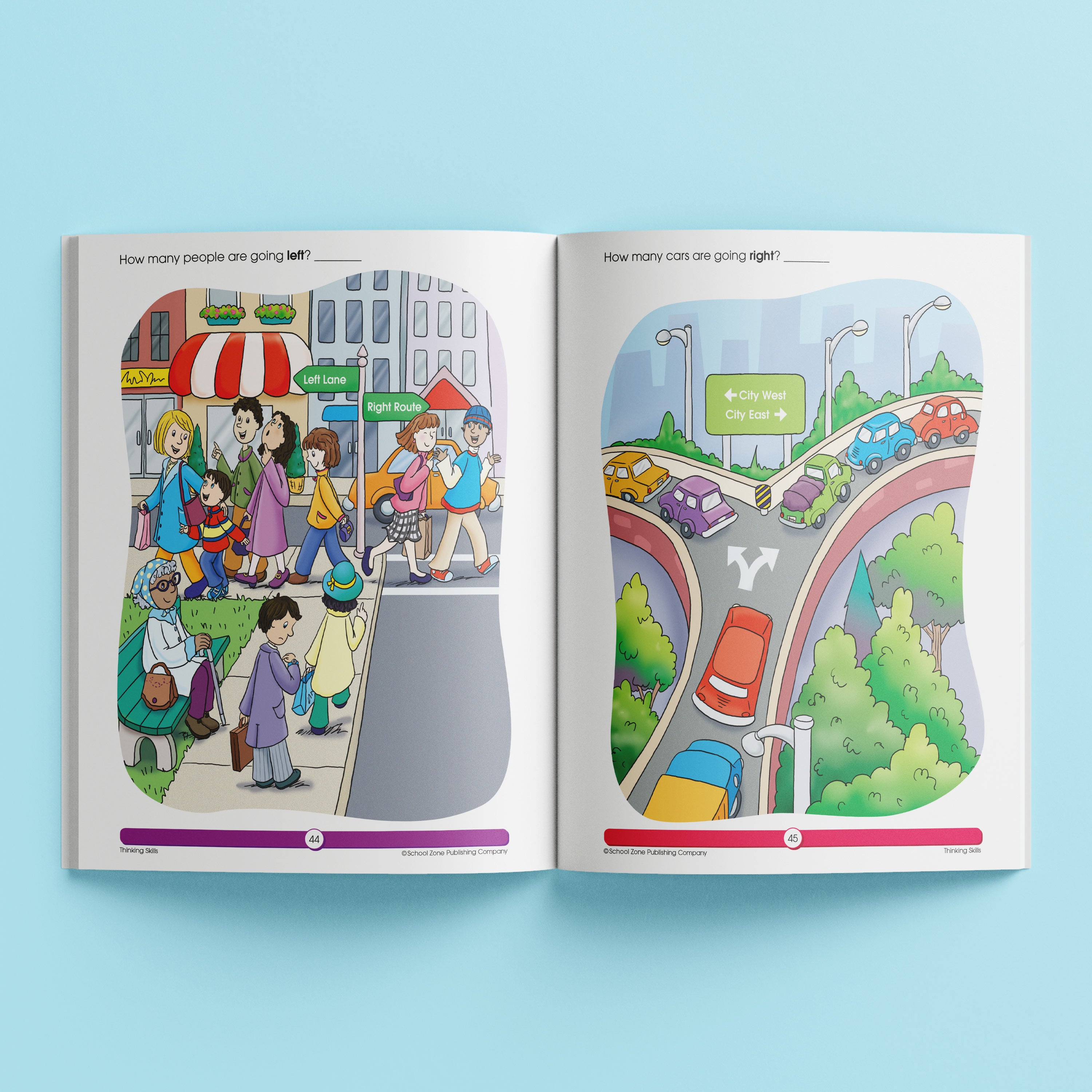 School Zone Get Ready Thinking Skills Workbook Ages 4-6