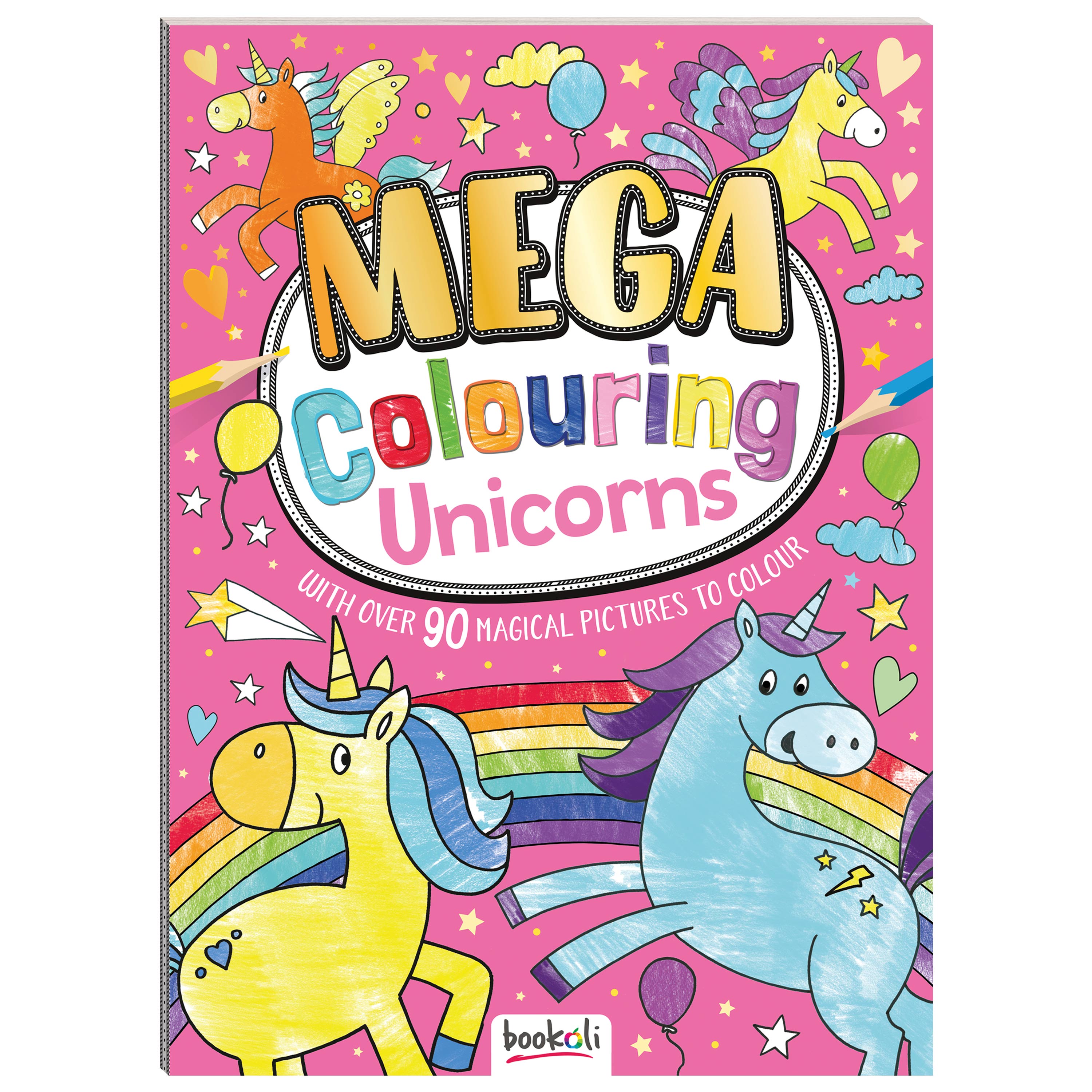 MEGA COLOURING UNICORNS