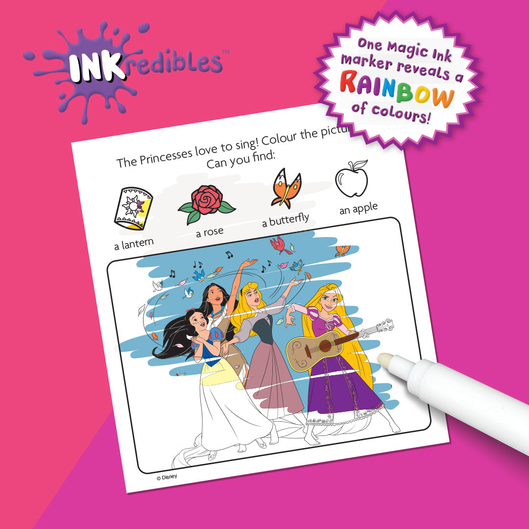 Inkredibles Disney Princess Magic Ink Activity Book