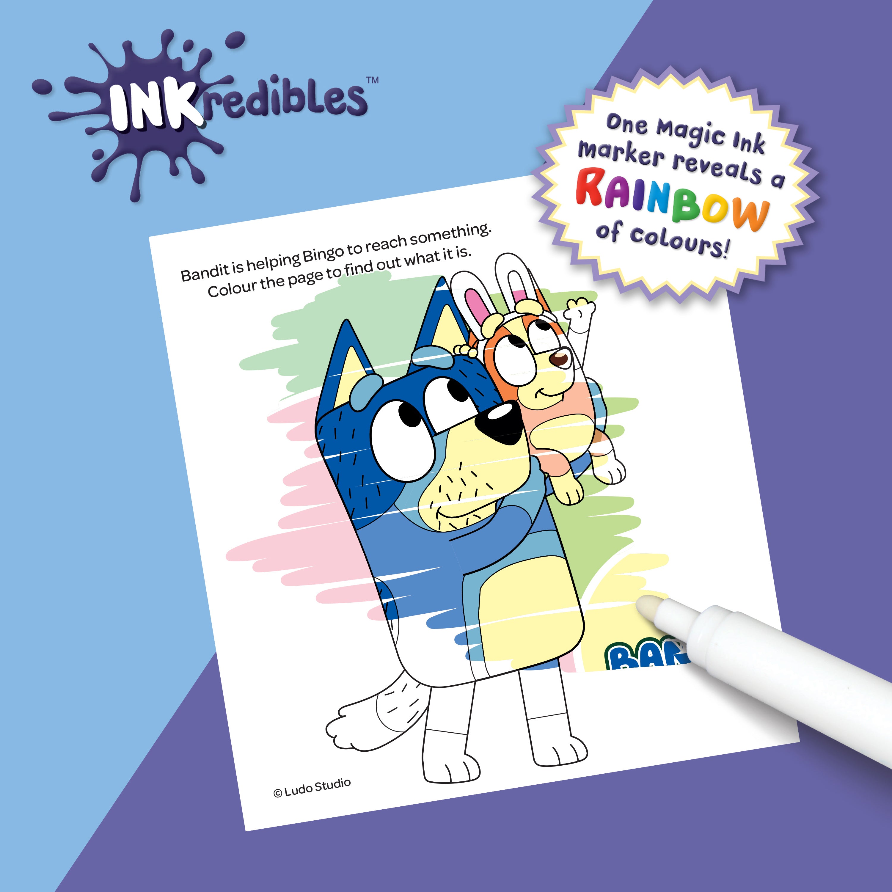 Inkredibles Bluey Easter Magic Ink Activity Book
