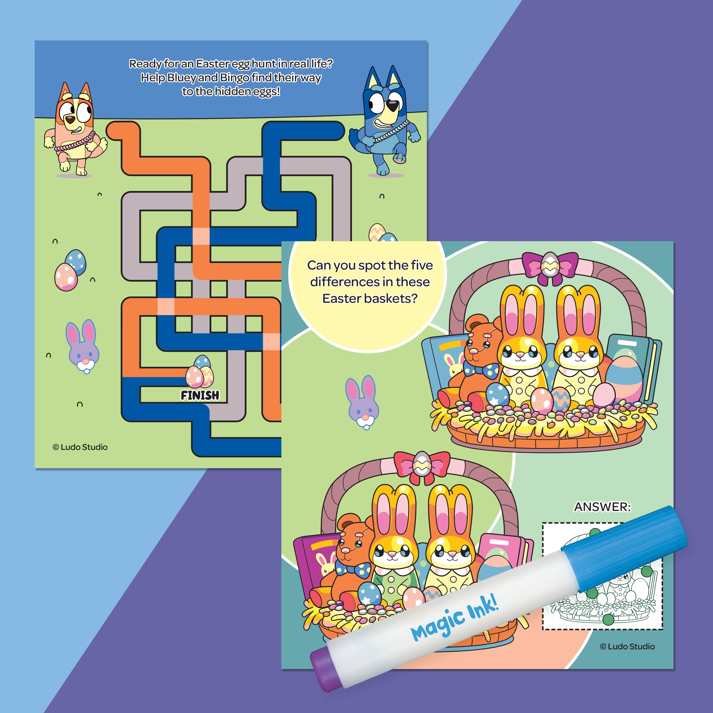 Inkredibles Bluey Easter Magic Ink Activity Book