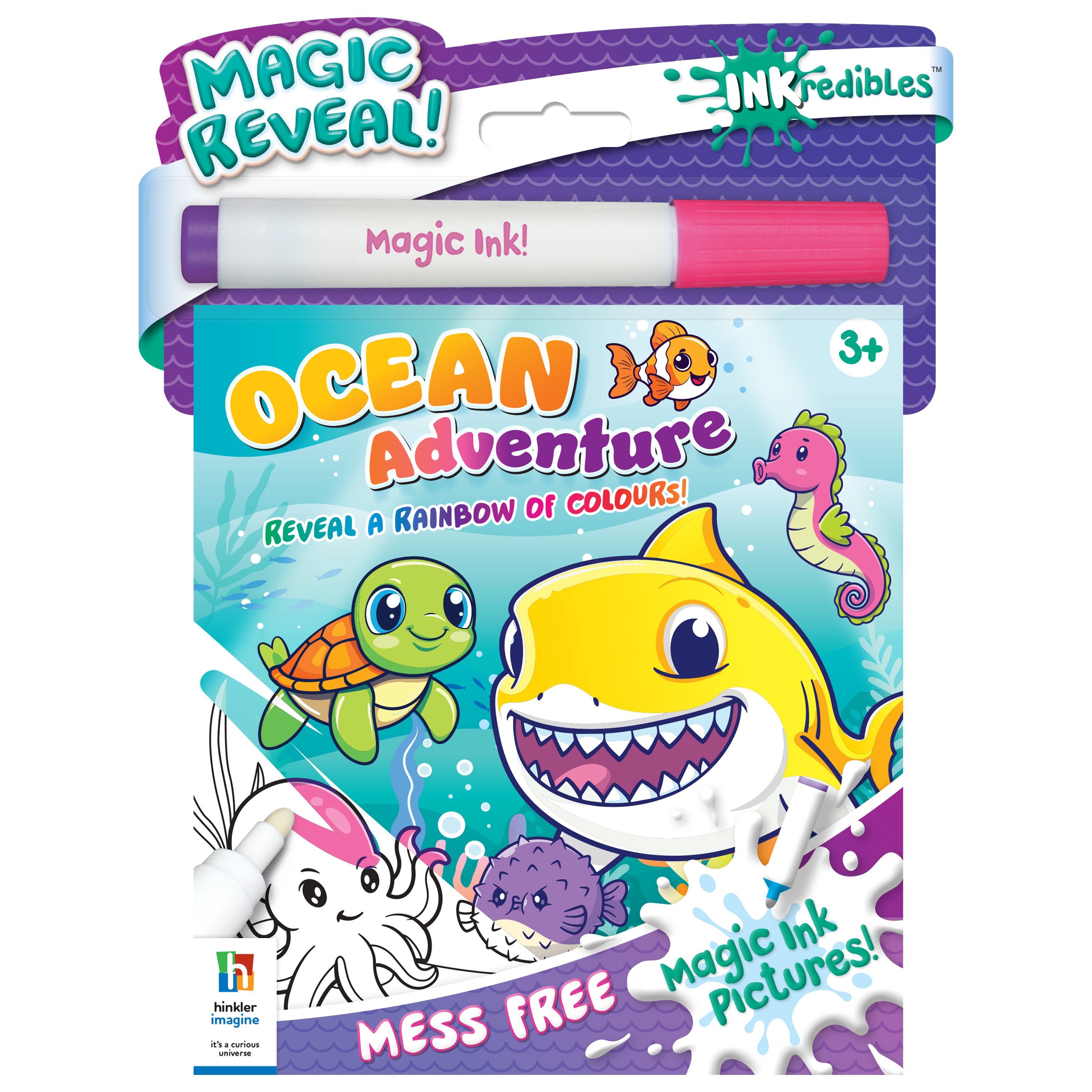 Inkredibles Ocean Adventure Magic Ink Activity Book