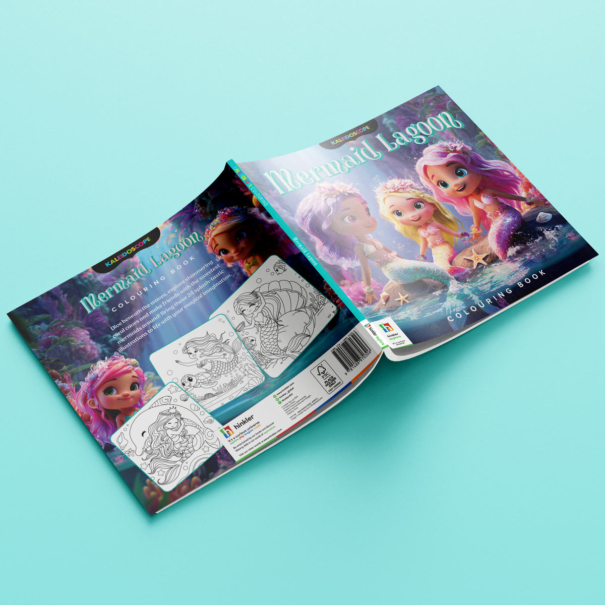 Kaleidoscope Colouring Mermaid Lagoon Activity Book