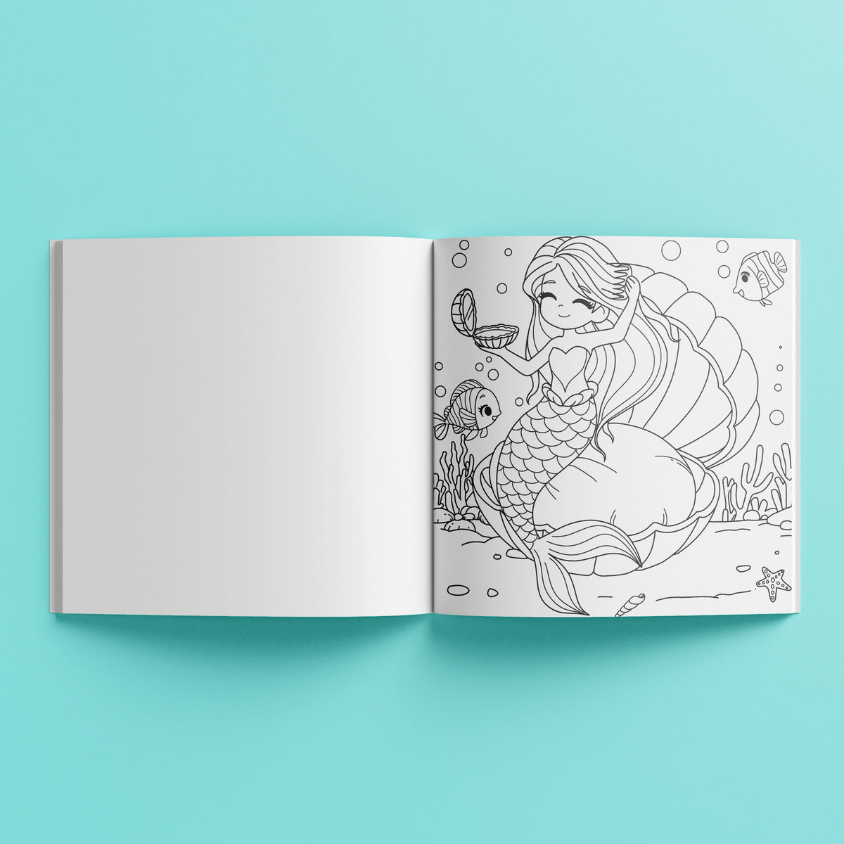 Kaleidoscope Colouring Mermaid Lagoon Activity Book