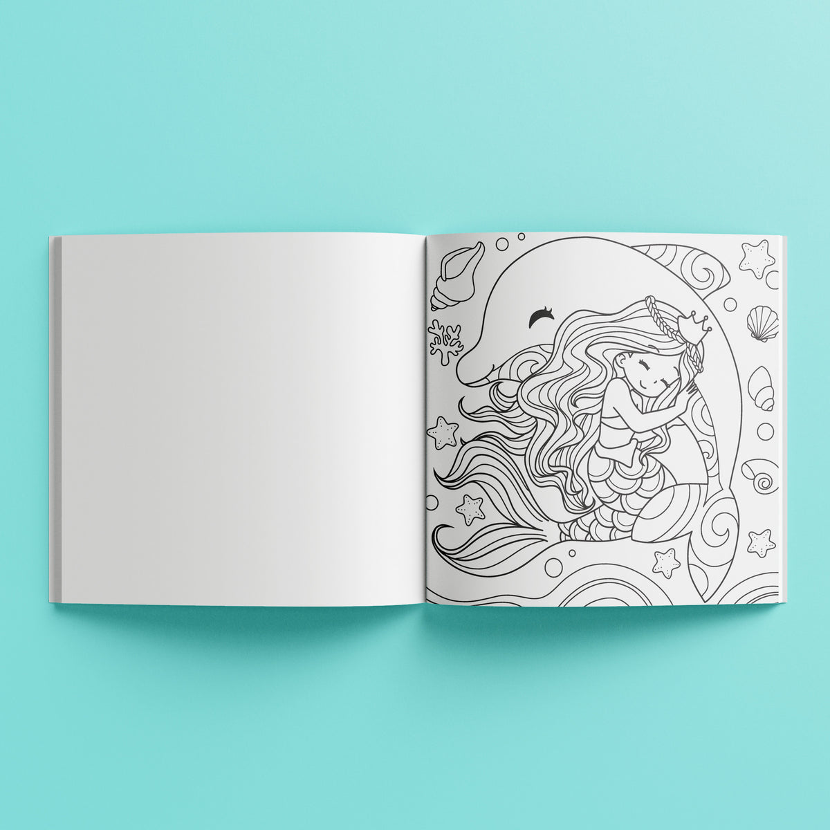 Kaleidoscope Colouring Mermaid Lagoon Activity Book