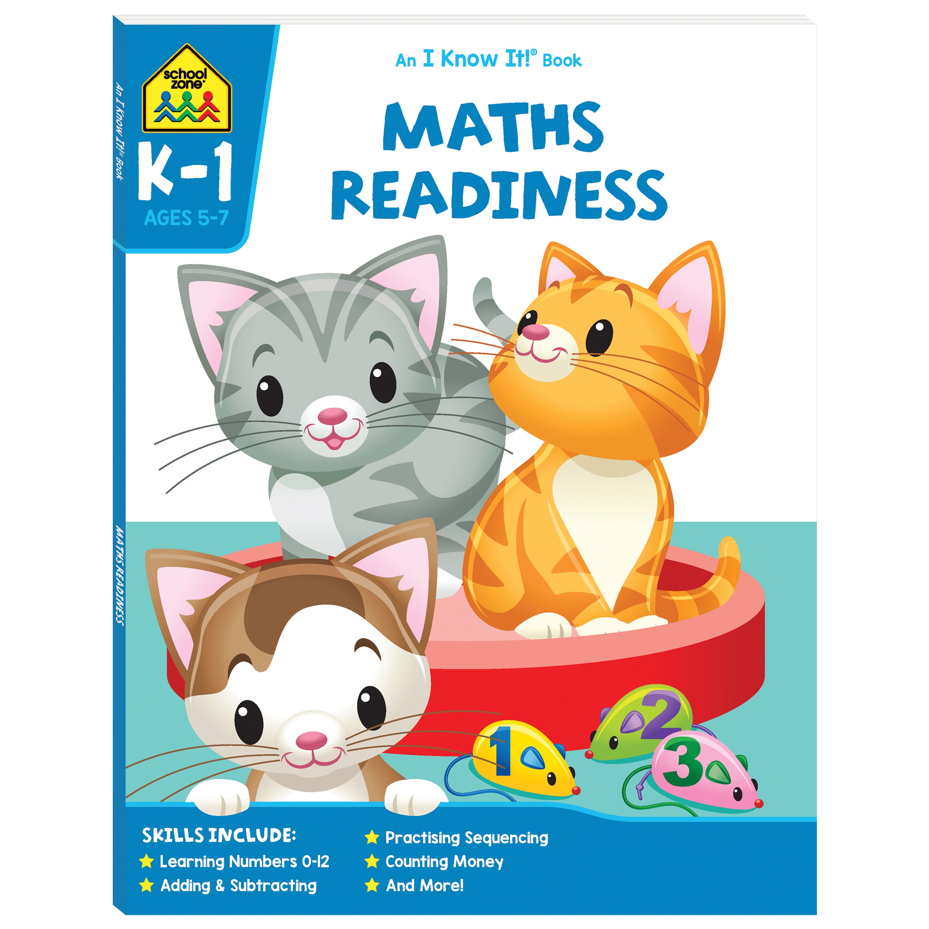 School Zone I Know It! Maths Readiness Workbook Ages 5-7
