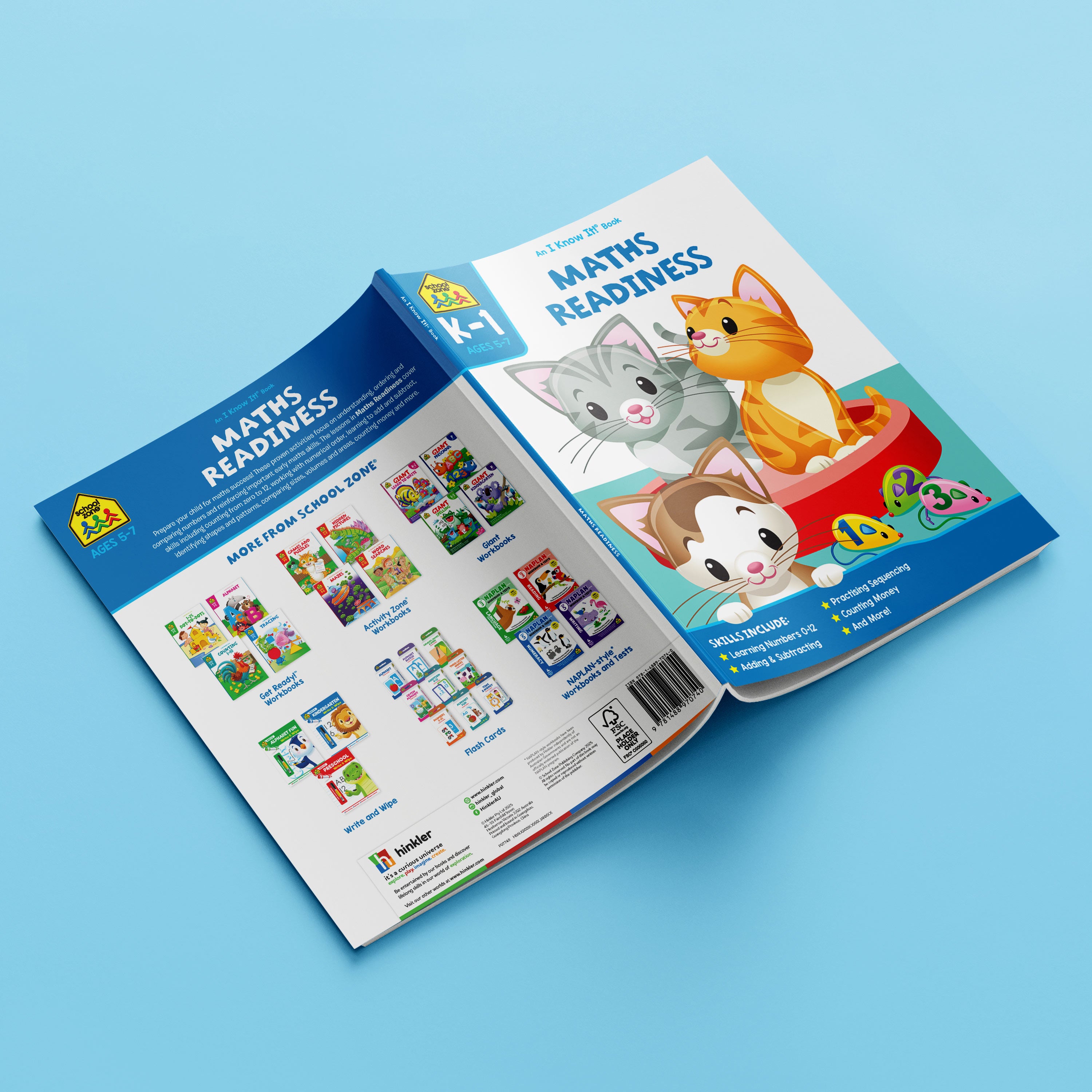 School Zone I Know It! Maths Readiness Workbook Ages 5-7