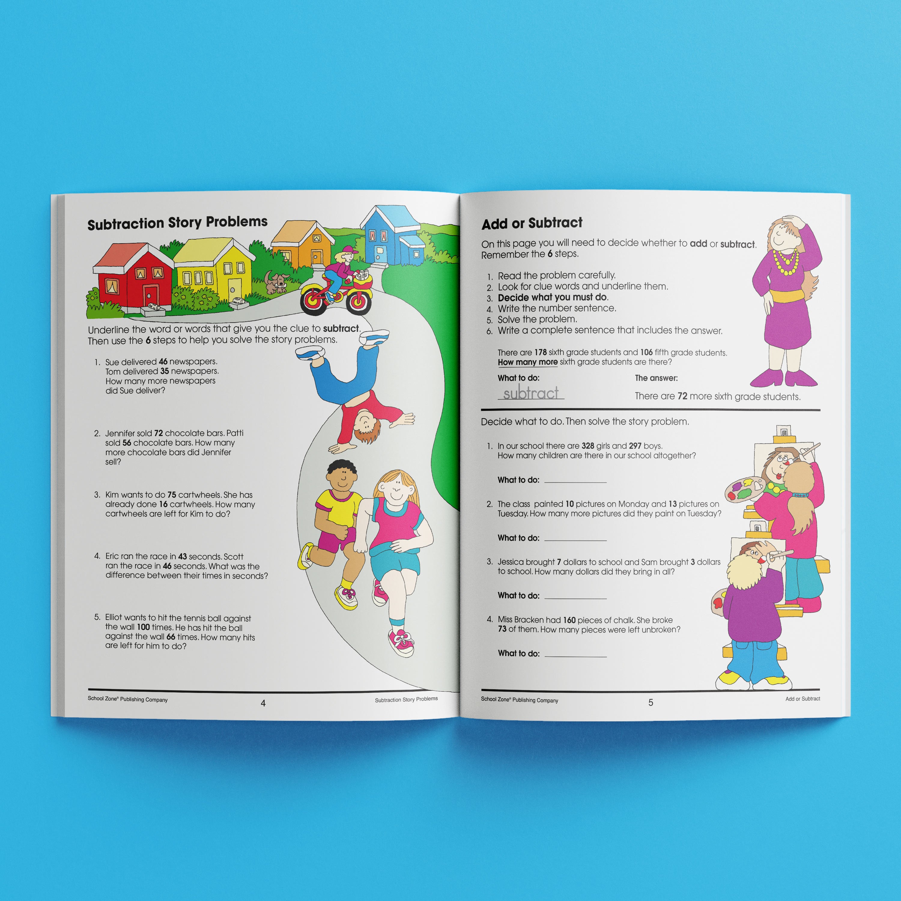 School Zone I Know It! Maths Basics Workbook Level 5 Ages 9-11