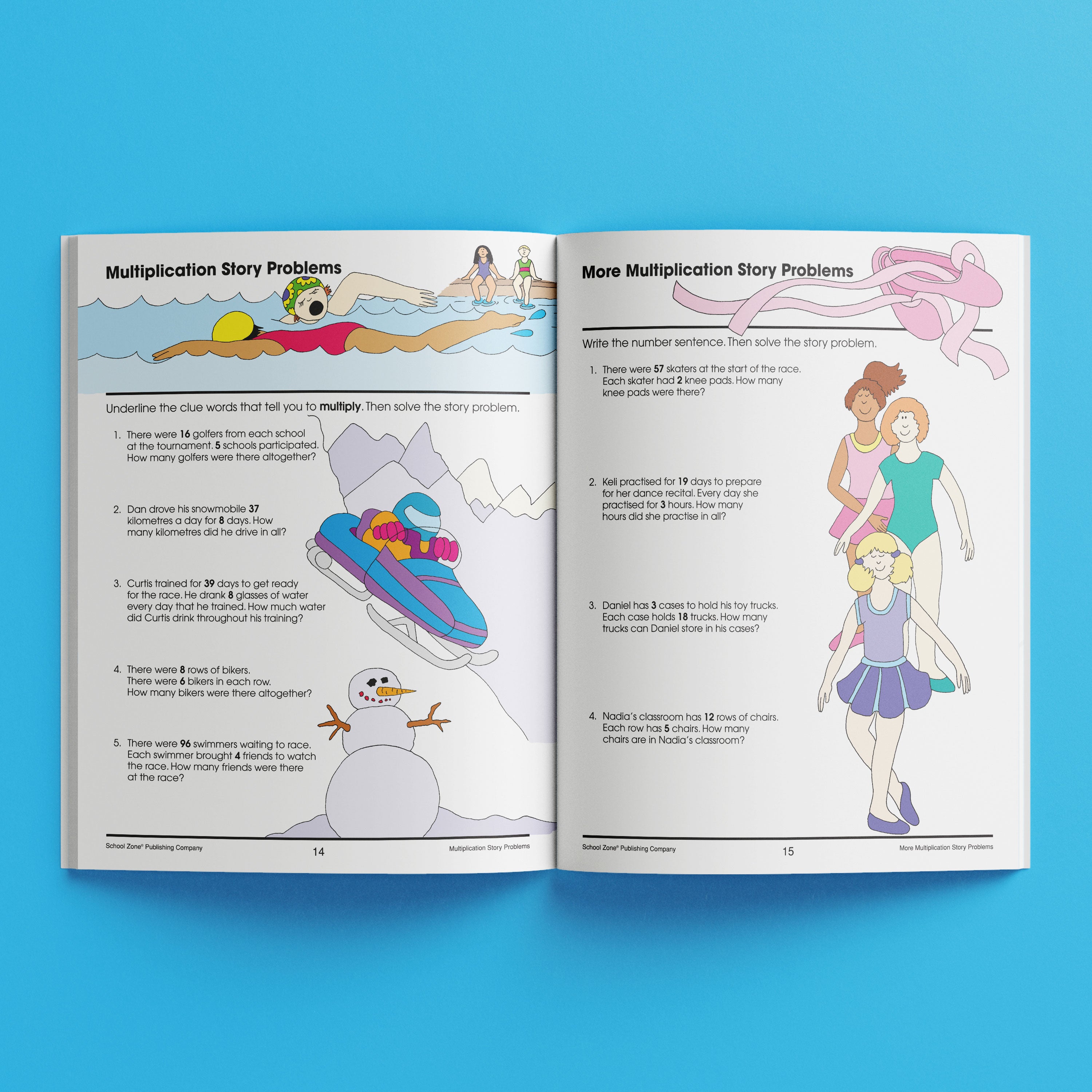 School Zone I Know It! Maths Basics Workbook Level 5 Ages 9-11