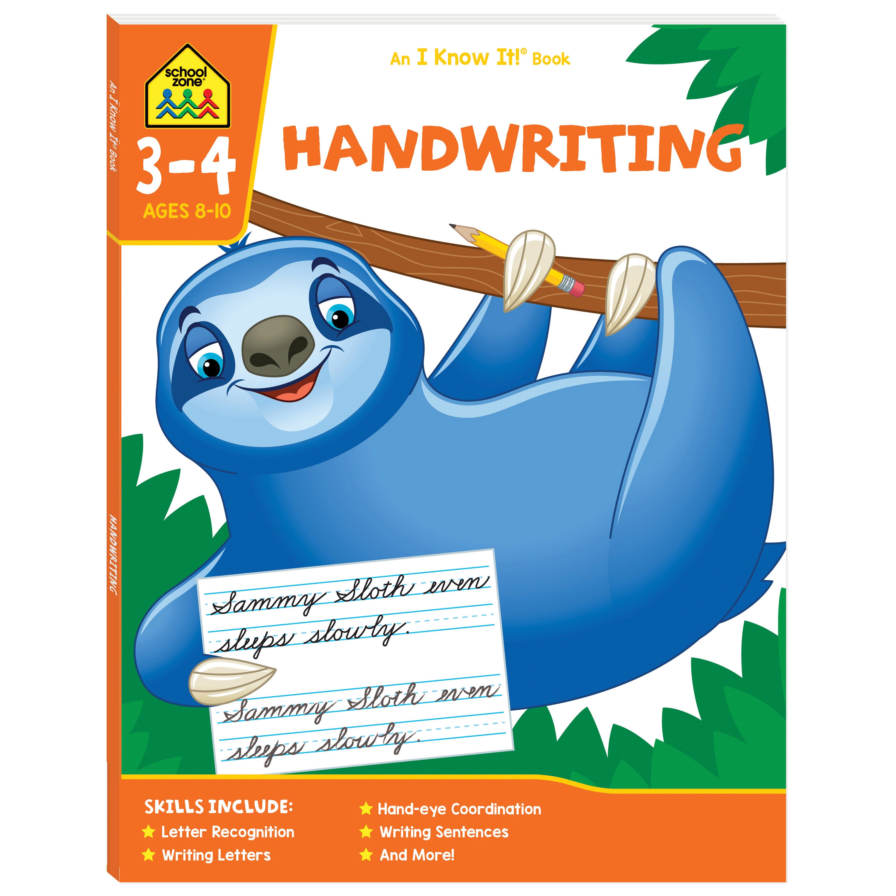 School Zone I Know It! Handwriting Workbook Ages 8-10