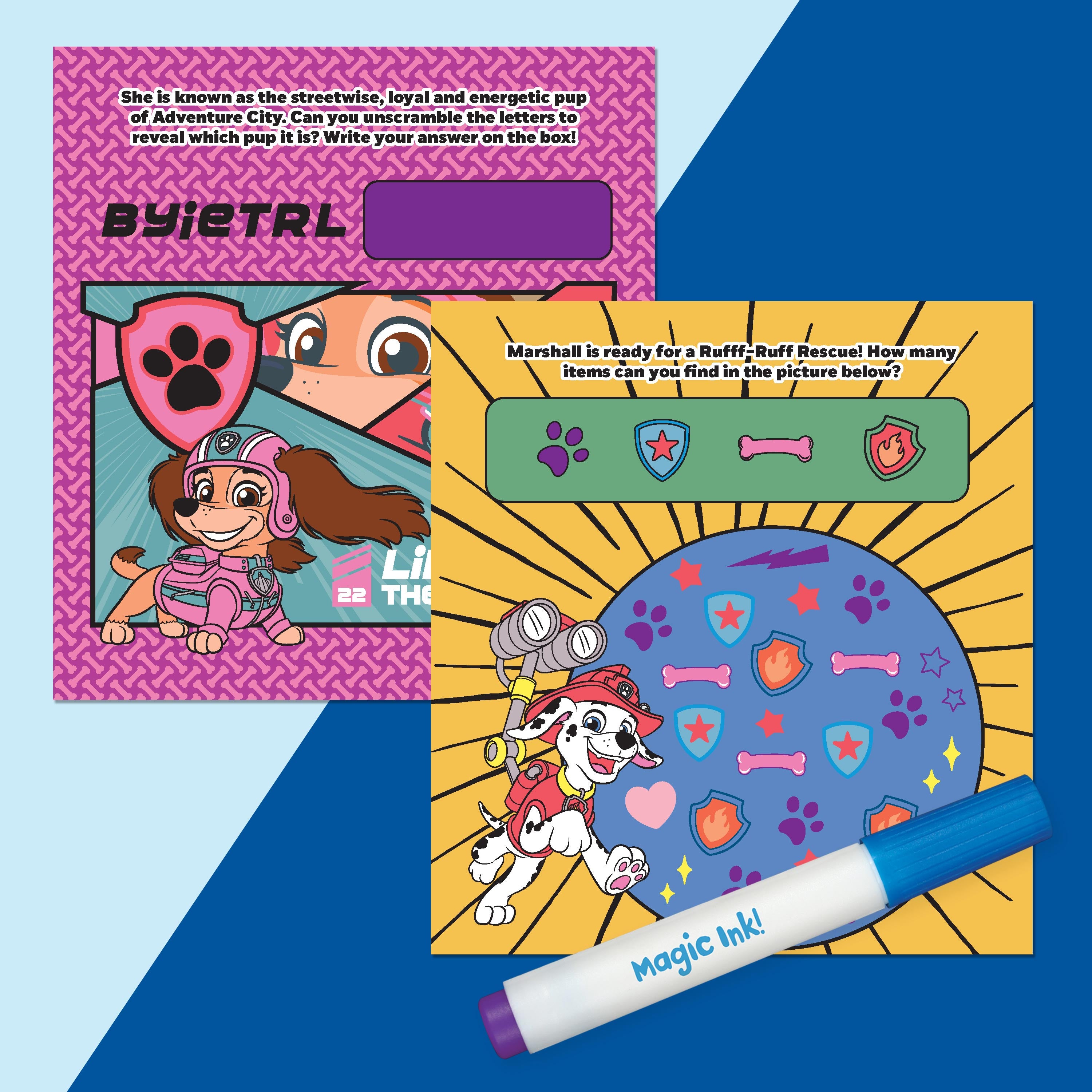 Inkredibles Paw Patrol Magic Ink Activity Book