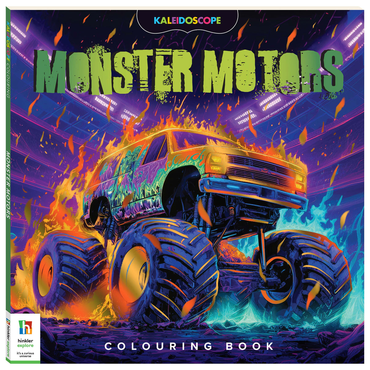 Kaleidoscope Colouring Monster Motors Activity Book