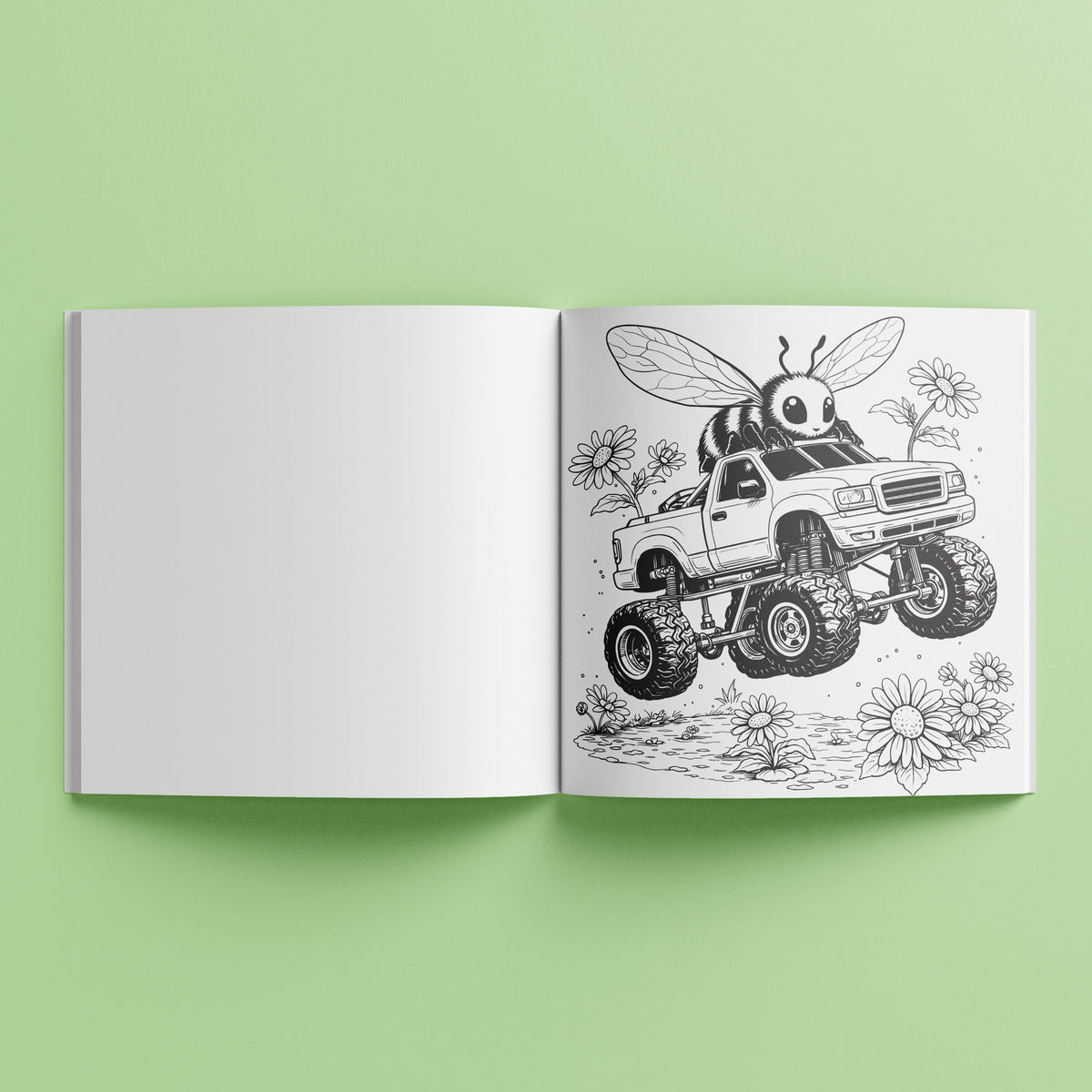 Kaleidoscope Colouring Monster Motors Activity Book