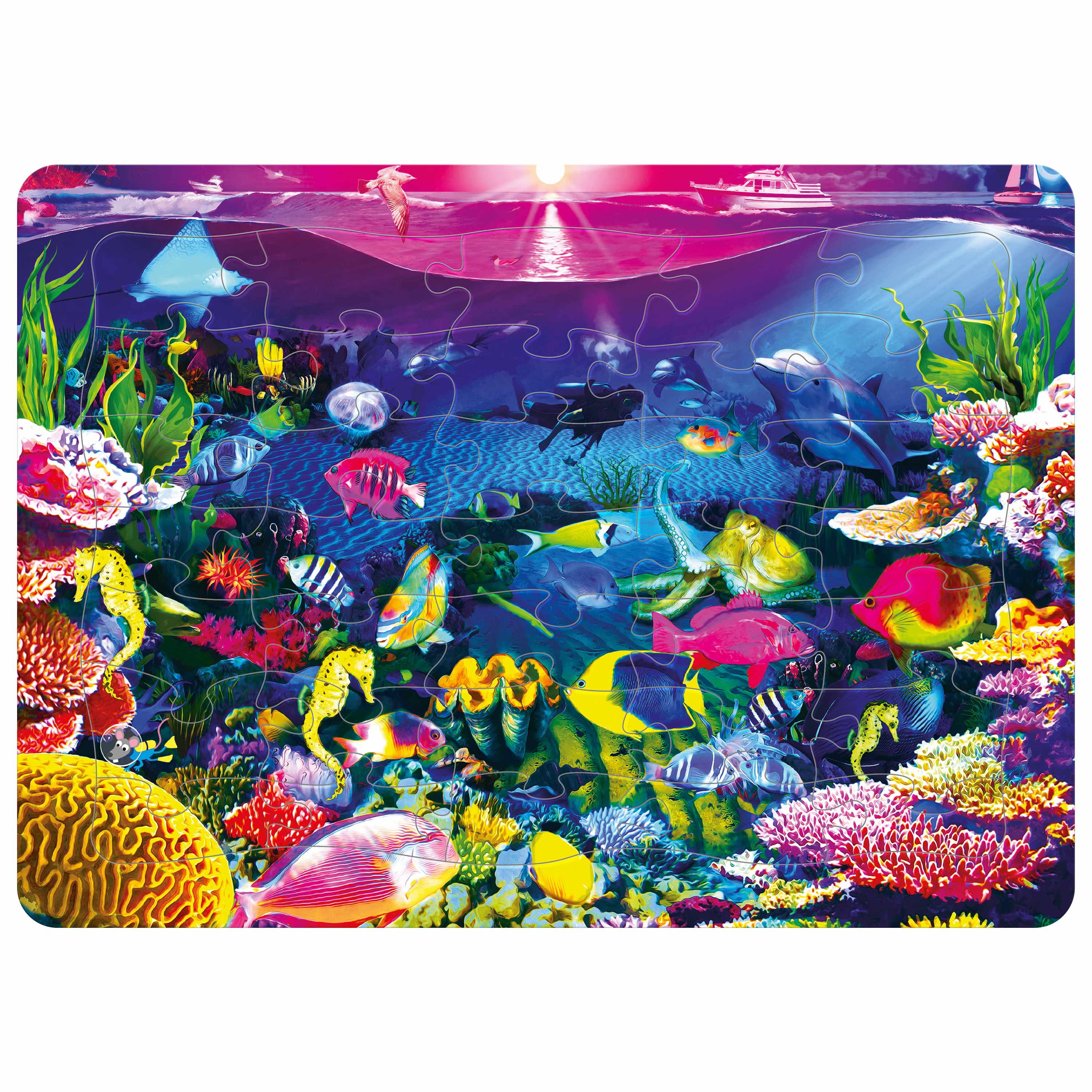 Frame Tray 35pc Puzzle Reef