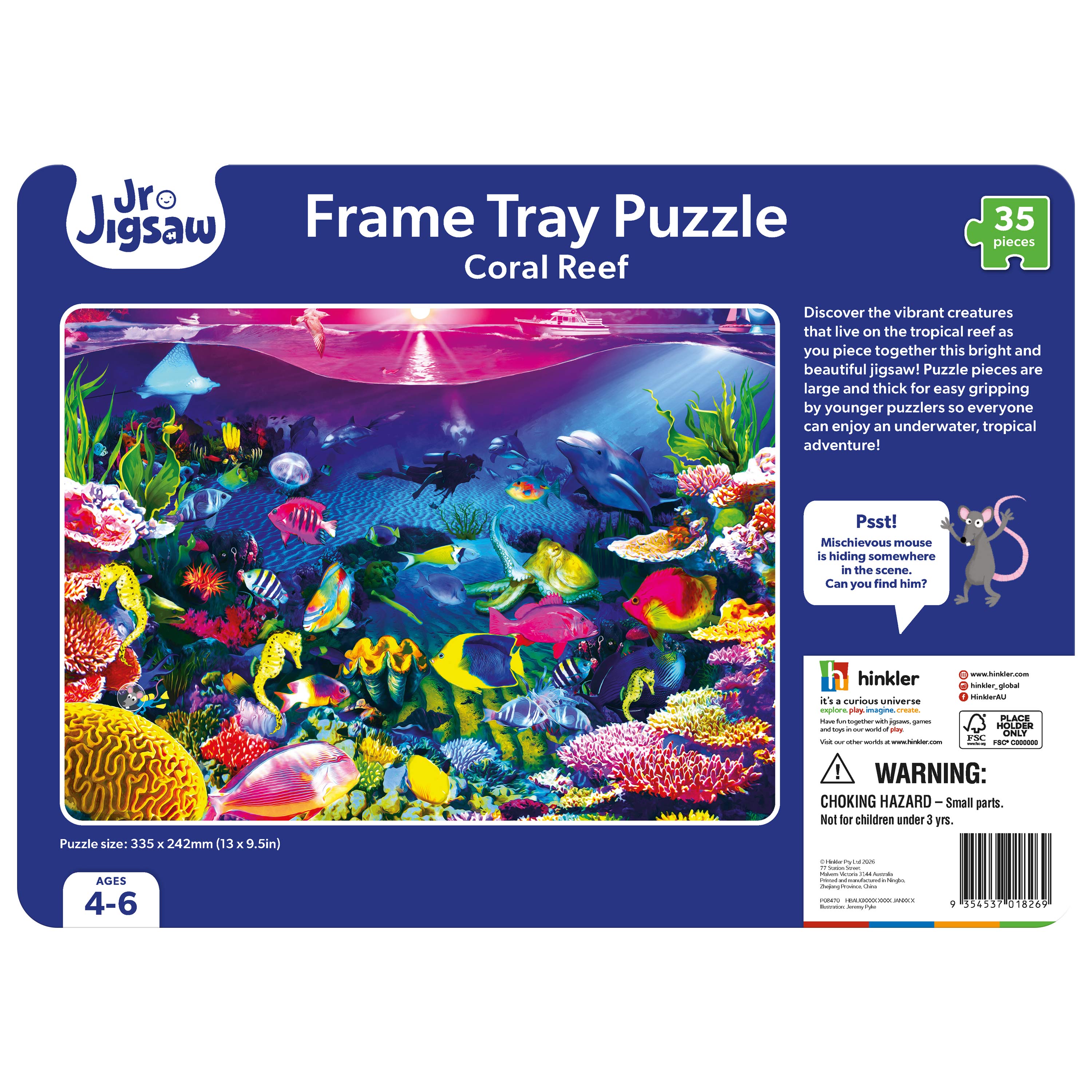 Frame Tray 35pc Puzzle Reef