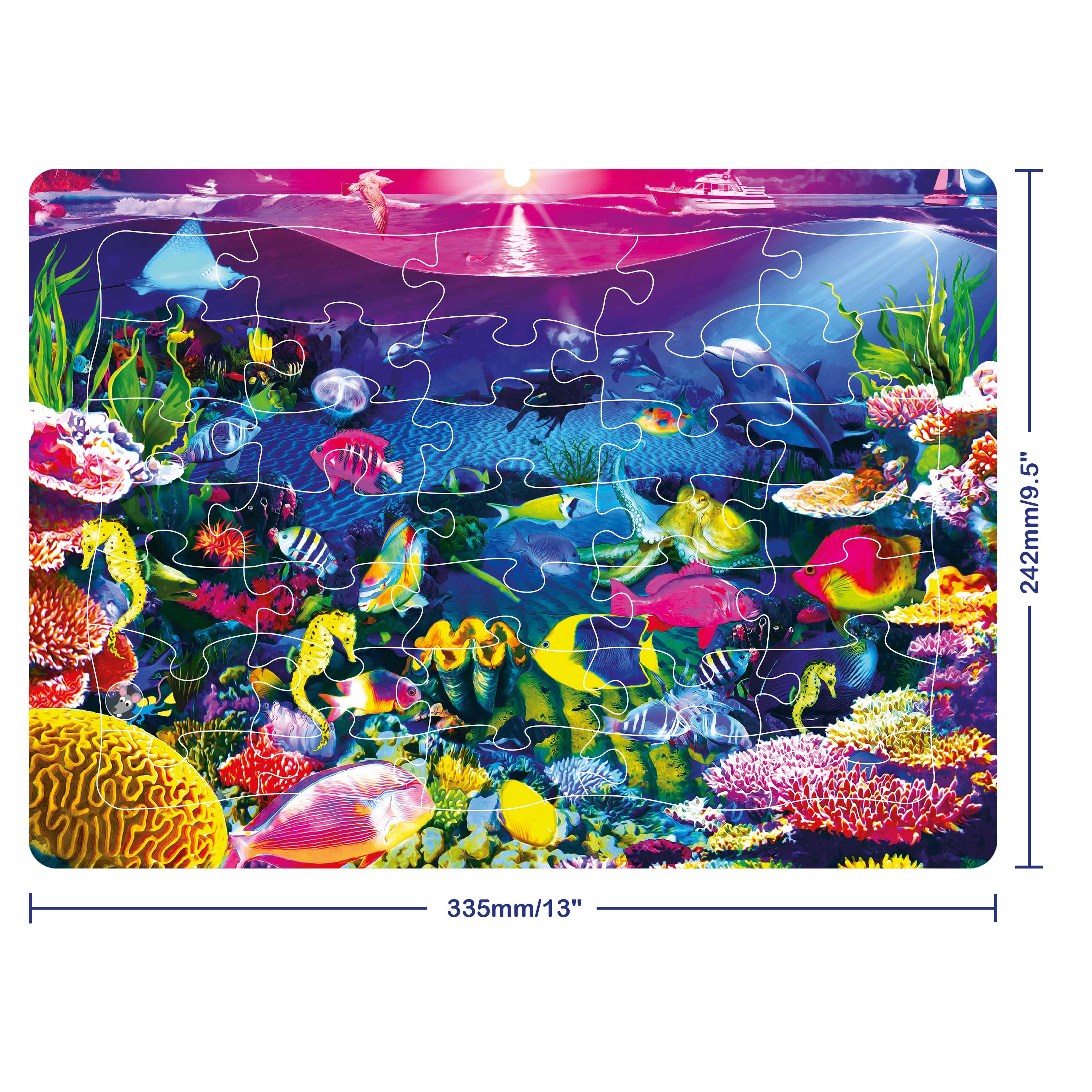 Frame Tray 35pc Puzzle Reef