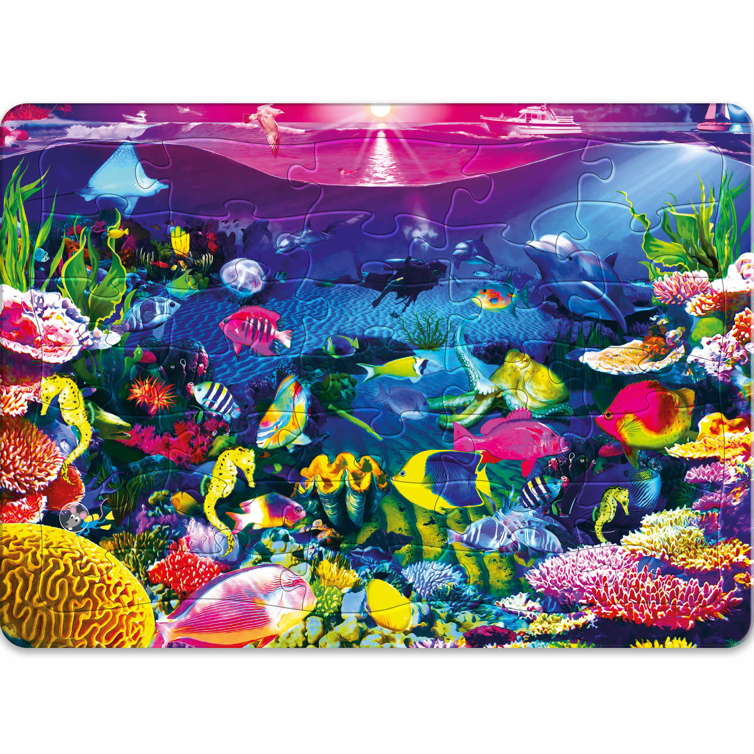 Frame Tray 35pc Puzzle Reef