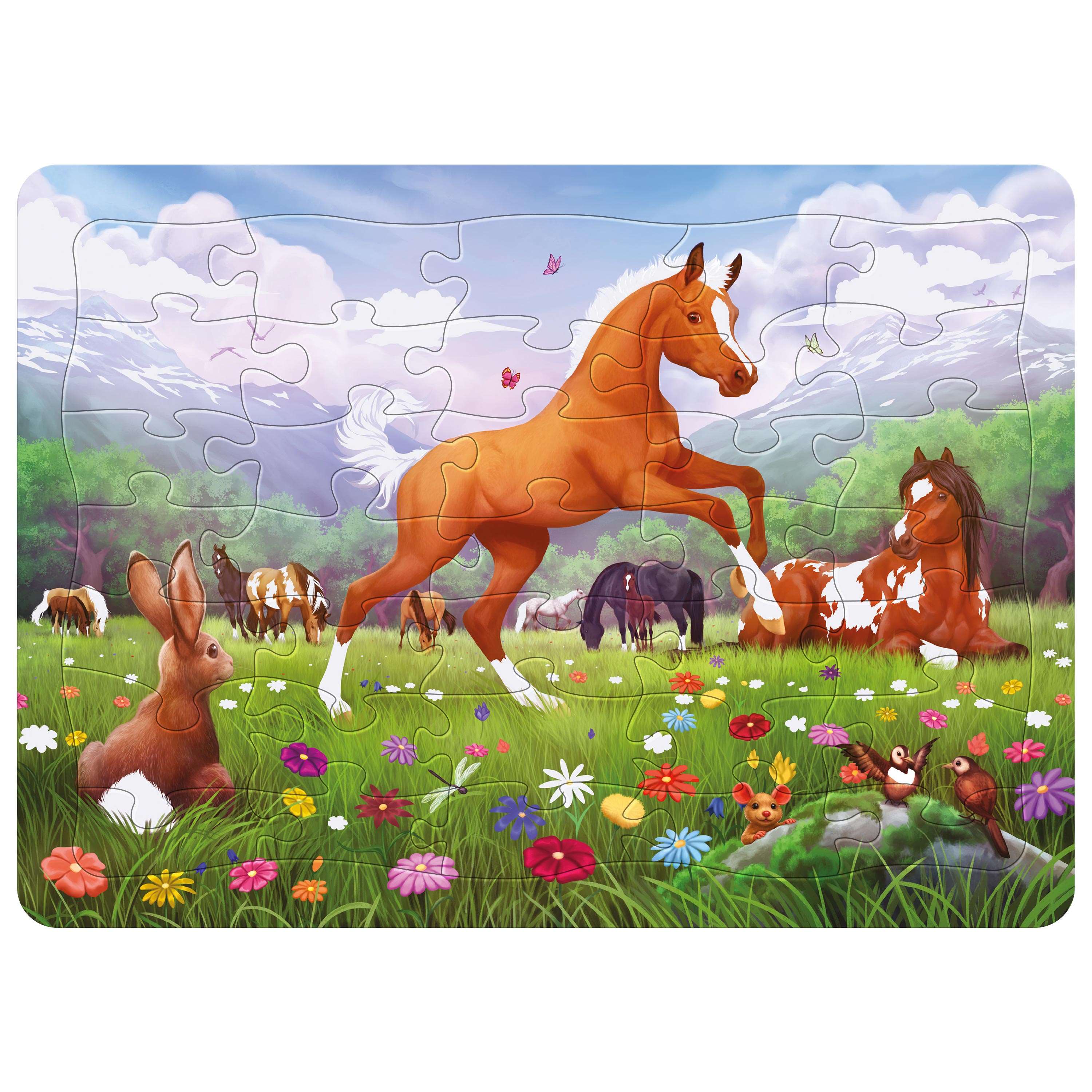 Frame Tray 35pc Puzzle Horsing Around