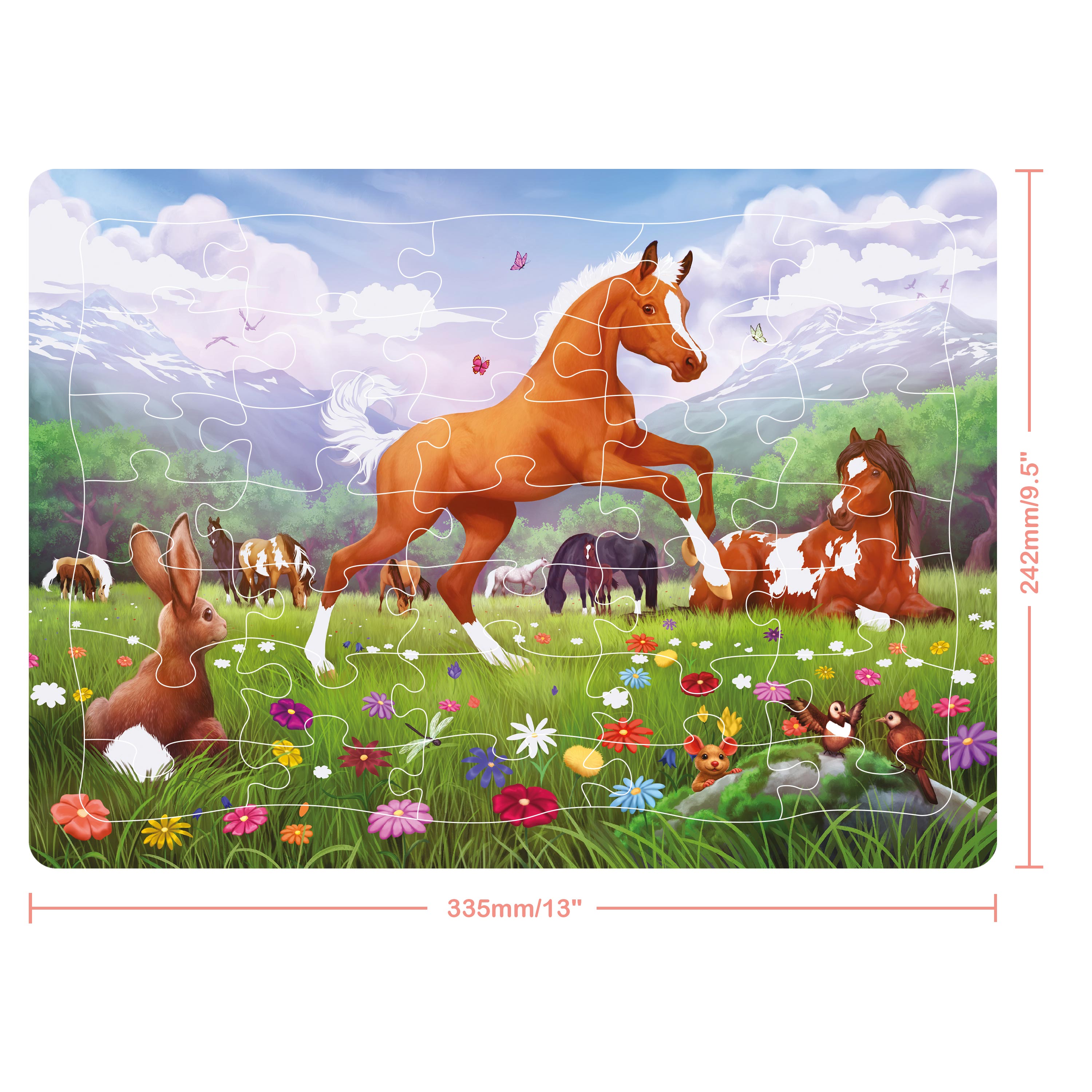Frame Tray 35pc Puzzle Horsing Around