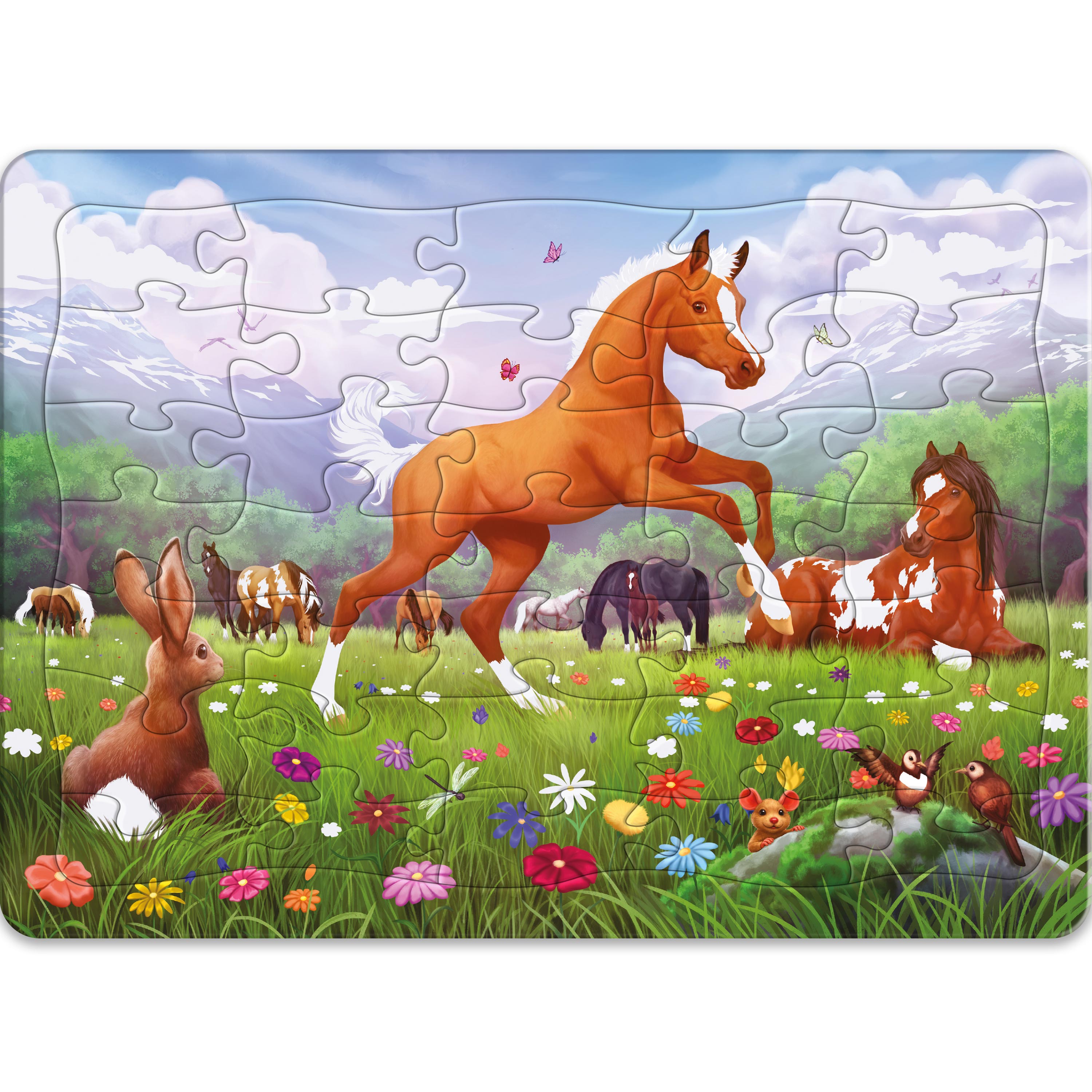 Frame Tray 35pc Puzzle Horsing Around
