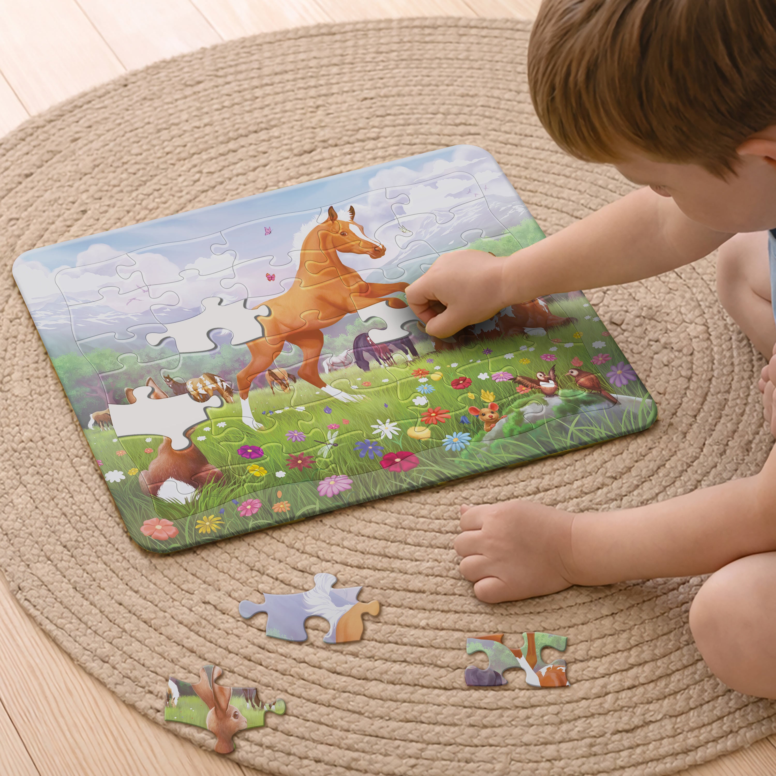 Frame Tray 35pc Puzzle Horsing Around