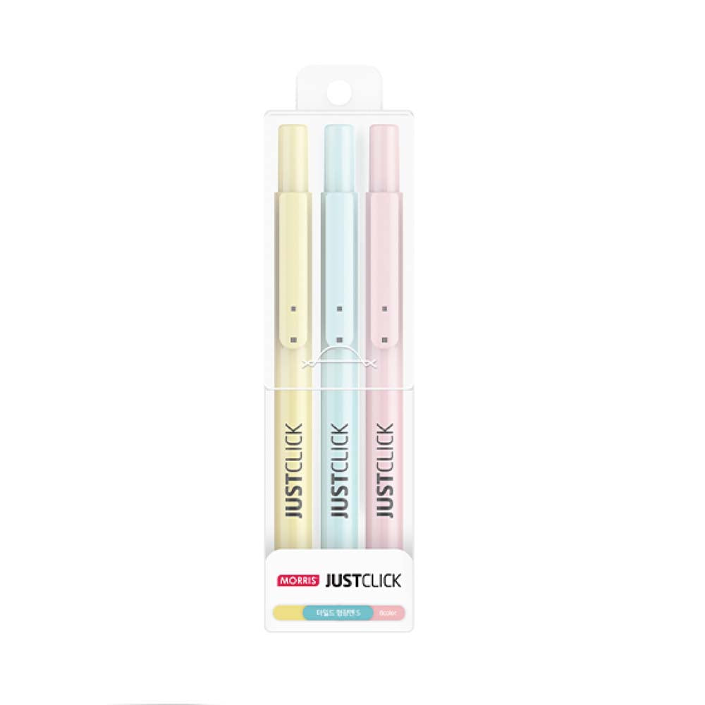 Morris JUSTCLICK MRH-205 Small Nib Pastel Highlighter