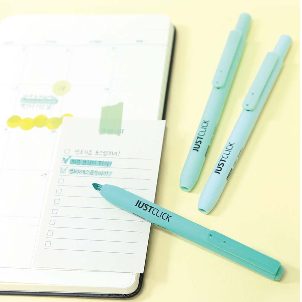Morris JUSTCLICK MRH-205 Small Nib Pastel Highlighter