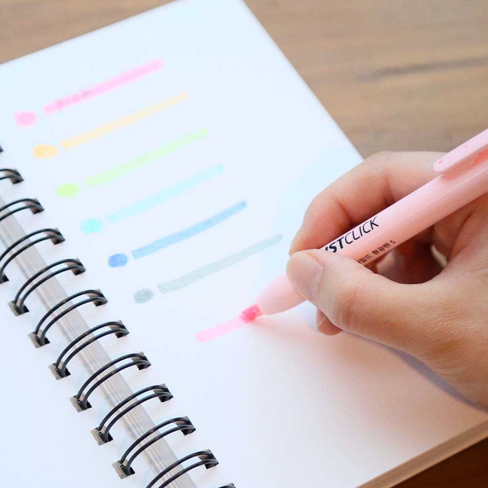 Morris JUSTCLICK MRH-205 Small Nib Pastel Highlighter