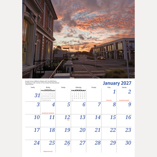 2027 Personalised Calendar