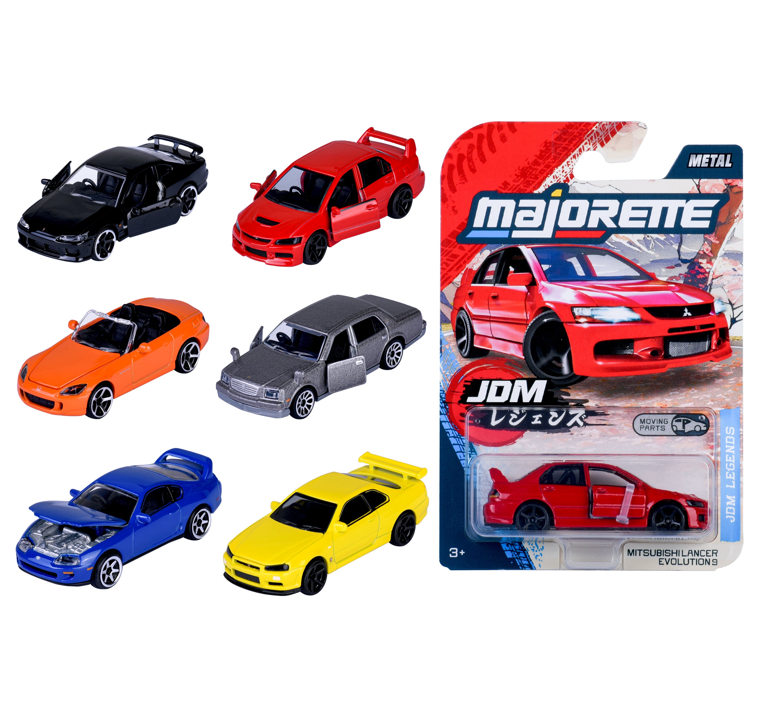 JDM Legends Premium Cars Majorette Assortment