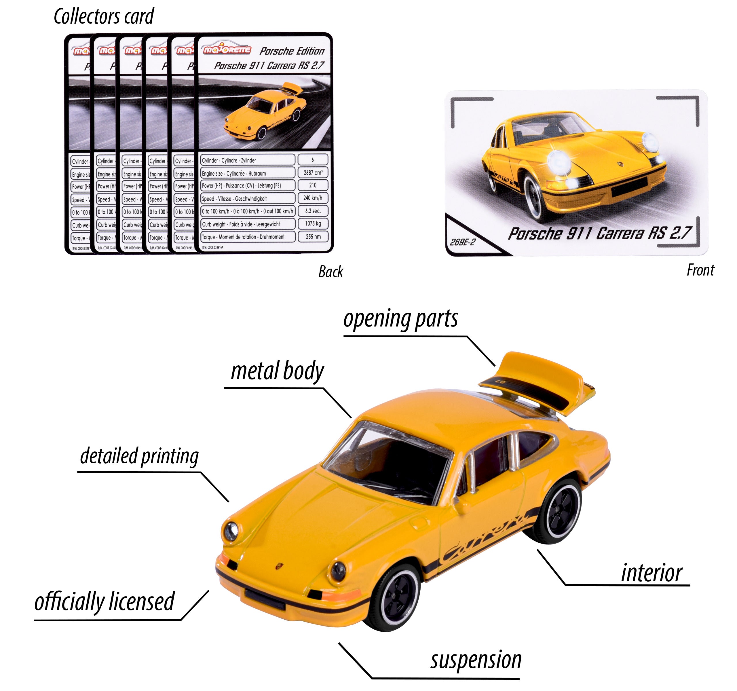 Porsche Premium Cars Majorette Assortment